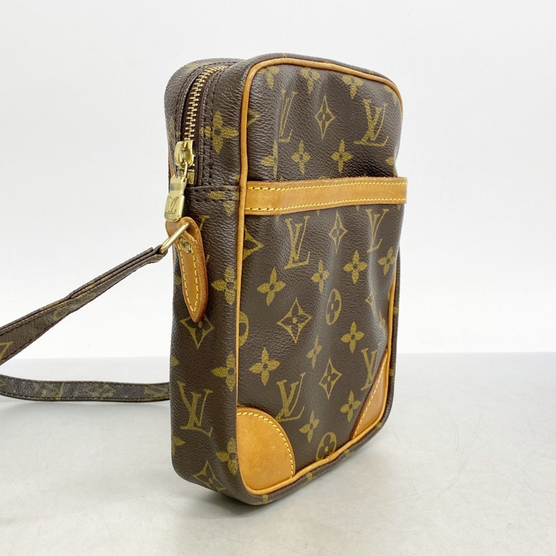 Louis Vuitton Monogram Danube Shoulder Bag M45266 Brown Women's
