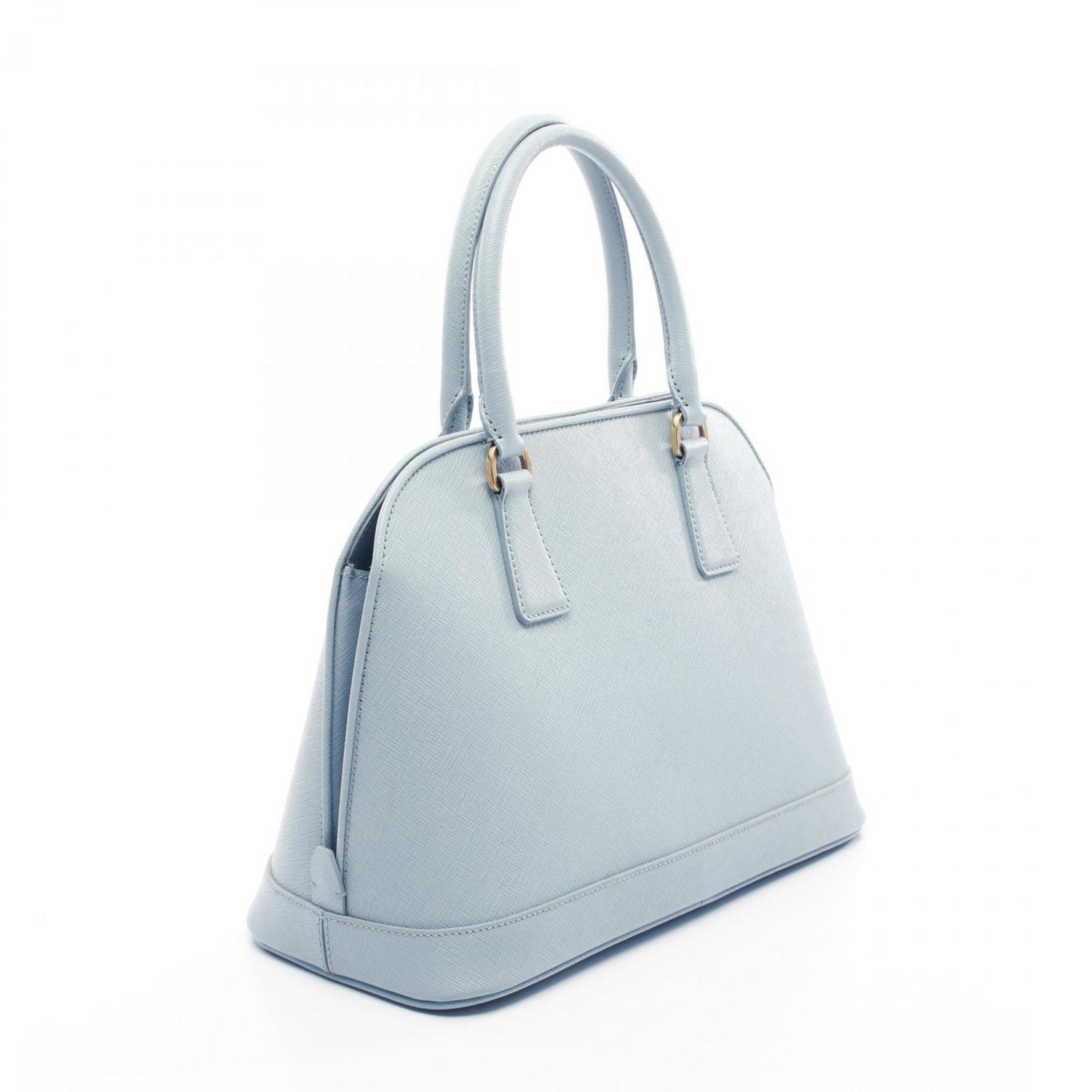 Prada SAFFIANO LUX handbag in Saffiano leather, blue.