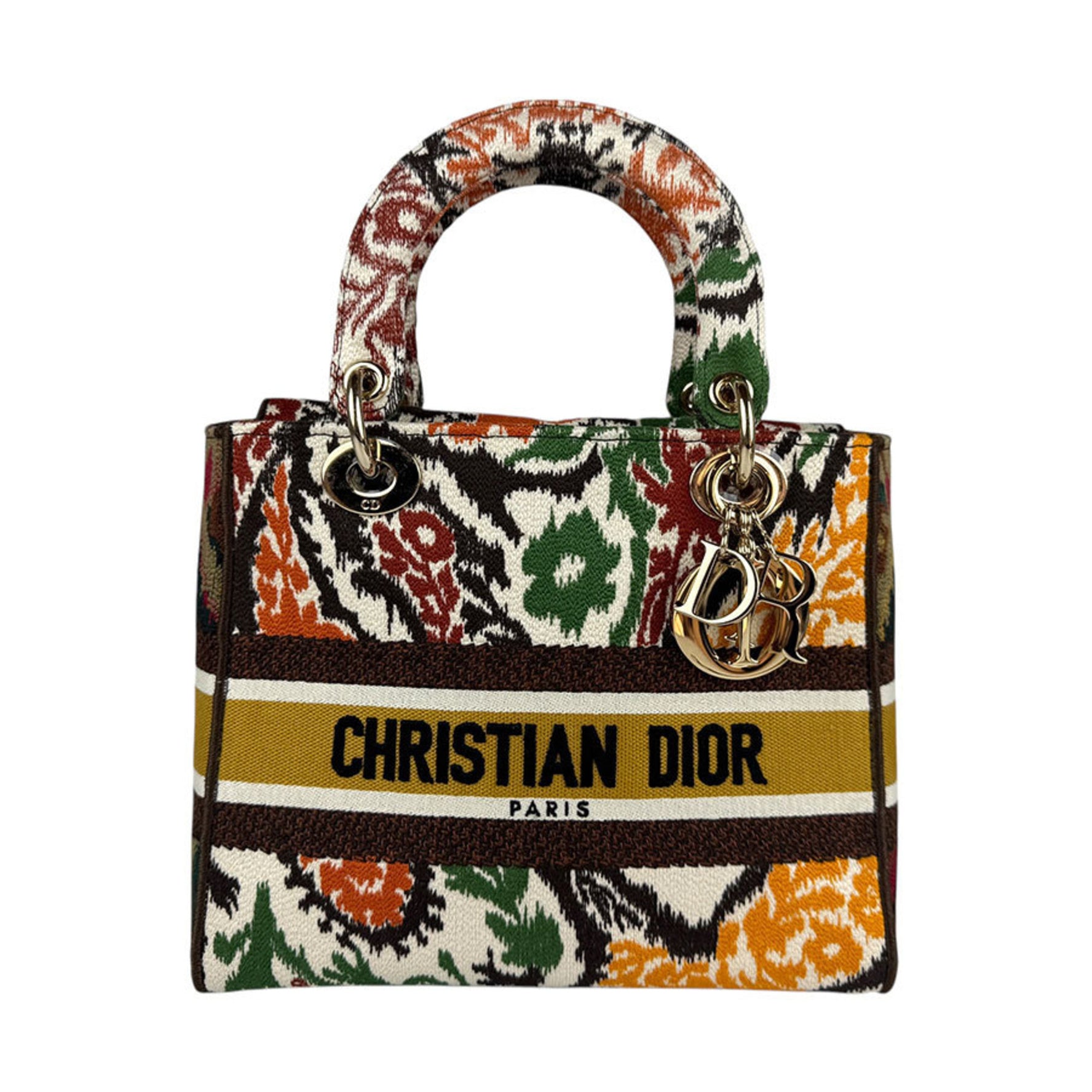 Christian Dior handbag shoulder bag Lady Dee-Lite canvas ladies