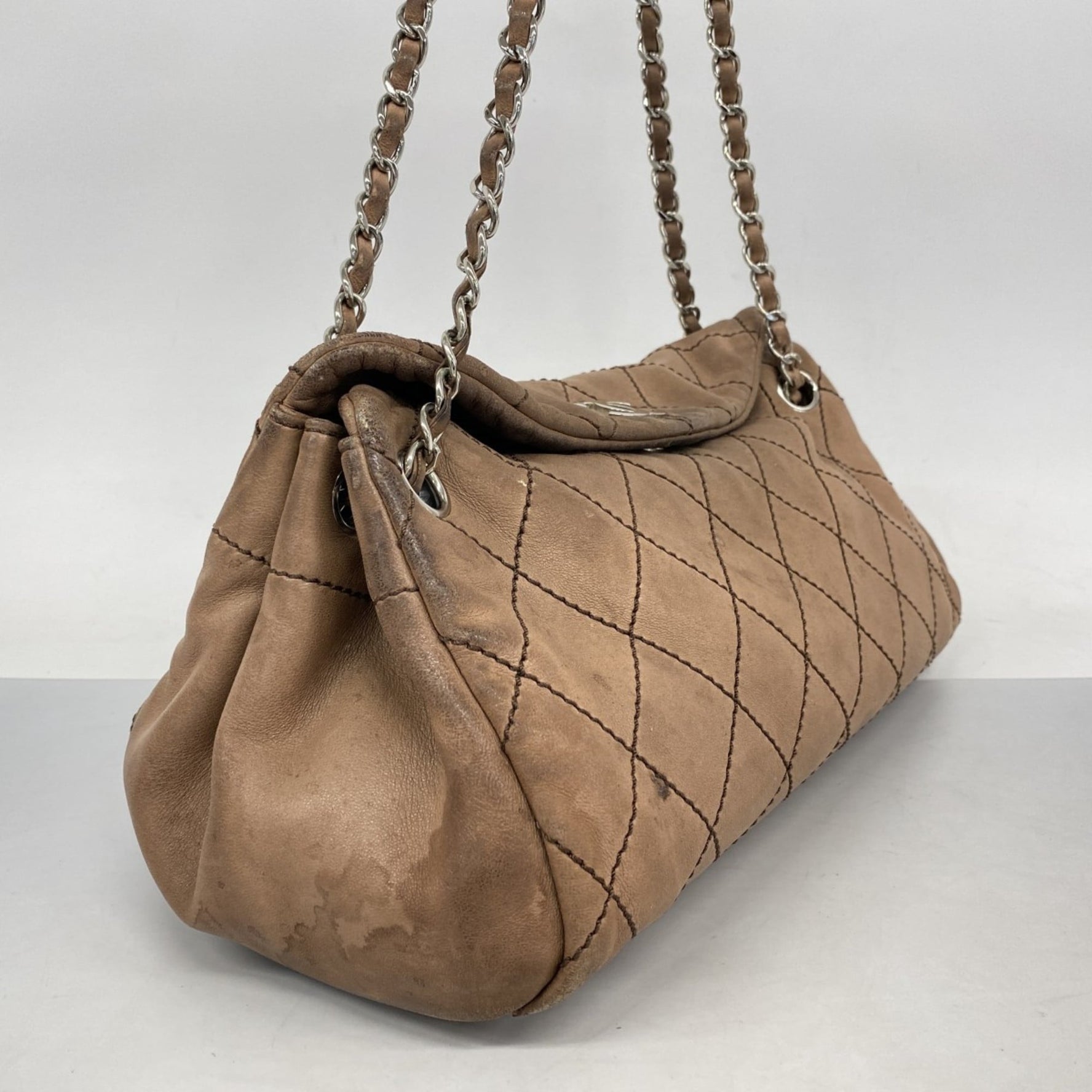 Chanel Matelasse Shoulder Bag with Chain, Sparkle Leather