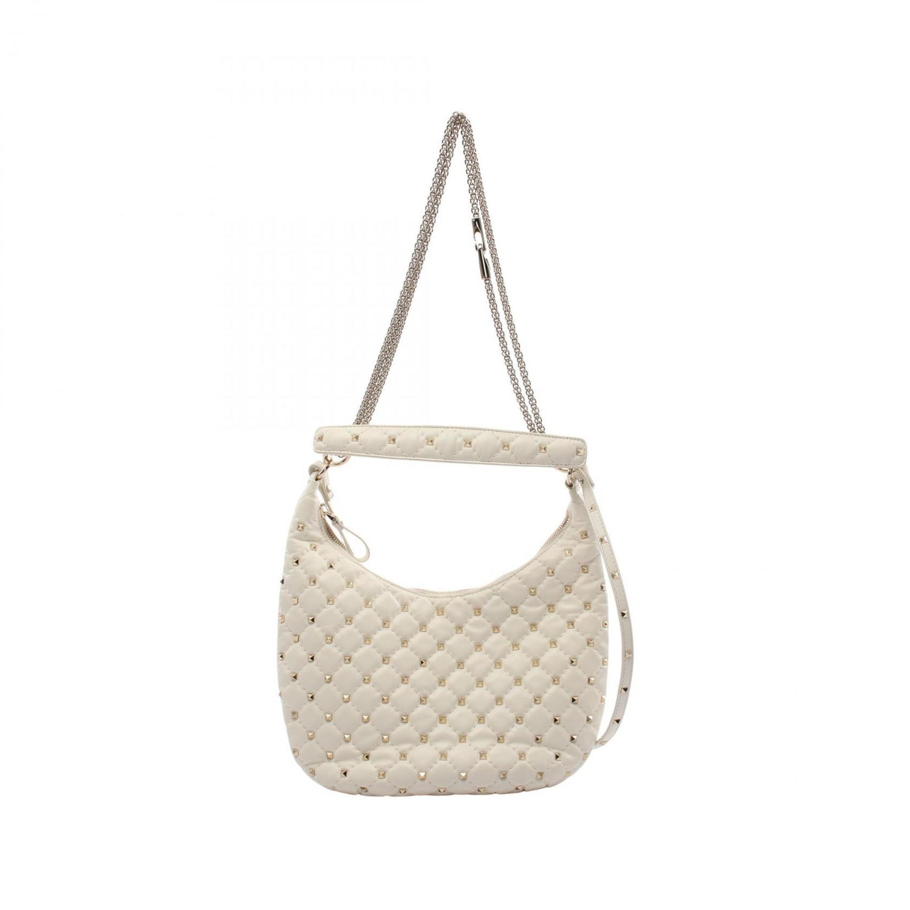 Valentino Garavani Rockstud Small Hobo Bag Handbag Leather
