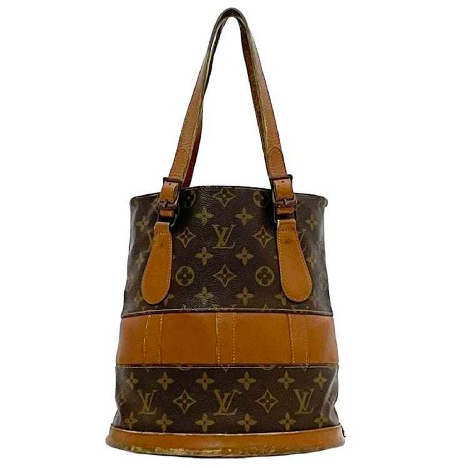 Louis Vuitton Tote Bag Bucket PM Monogram USA Canvas Leather America Limited Edition