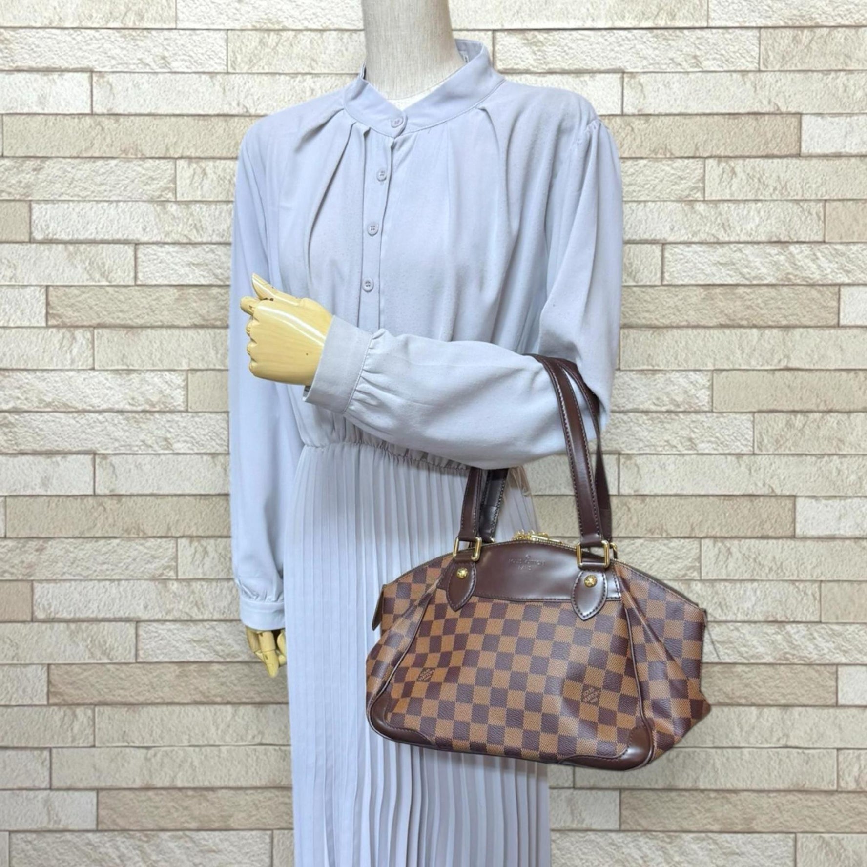 Louis Vuitton Verona PM Damier Handbag Canvas LOUIS VUITTON