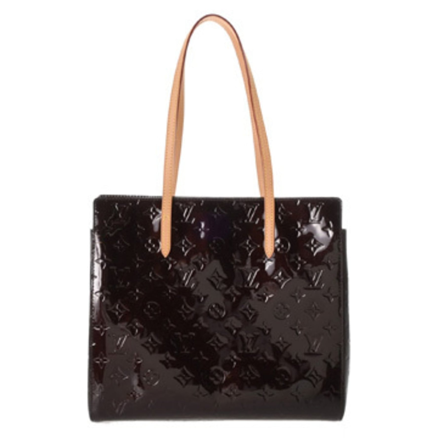 LOUIS VUITTON Monogram Vernis Catalina EW Amaranth Handbag, AB Grade, Pre-owned, Ginzo