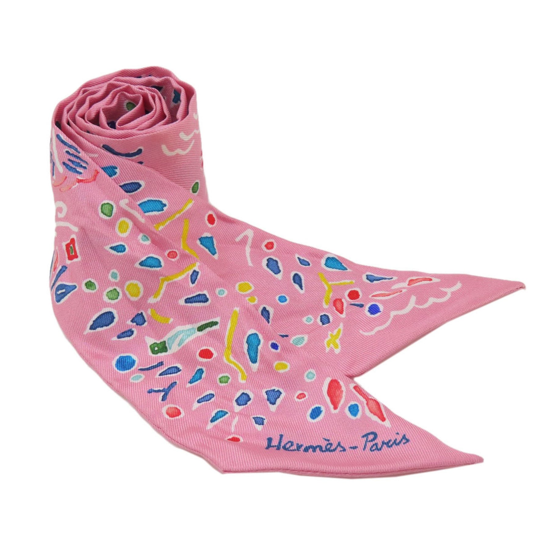 Hermes Twilly Scarf Muffler Silk