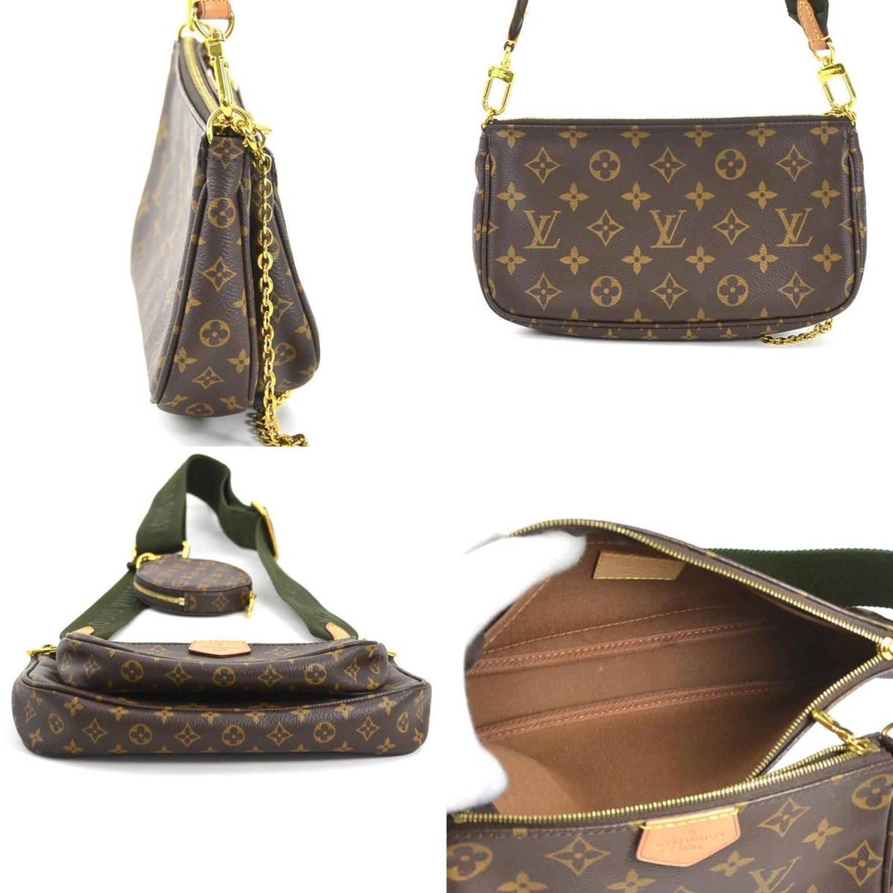 Louis Vuitton LOUIS VUITTON Shoulder Bag Monogram Multi Pochette Accessoires Canvas Brown Women's M44813 e59654a