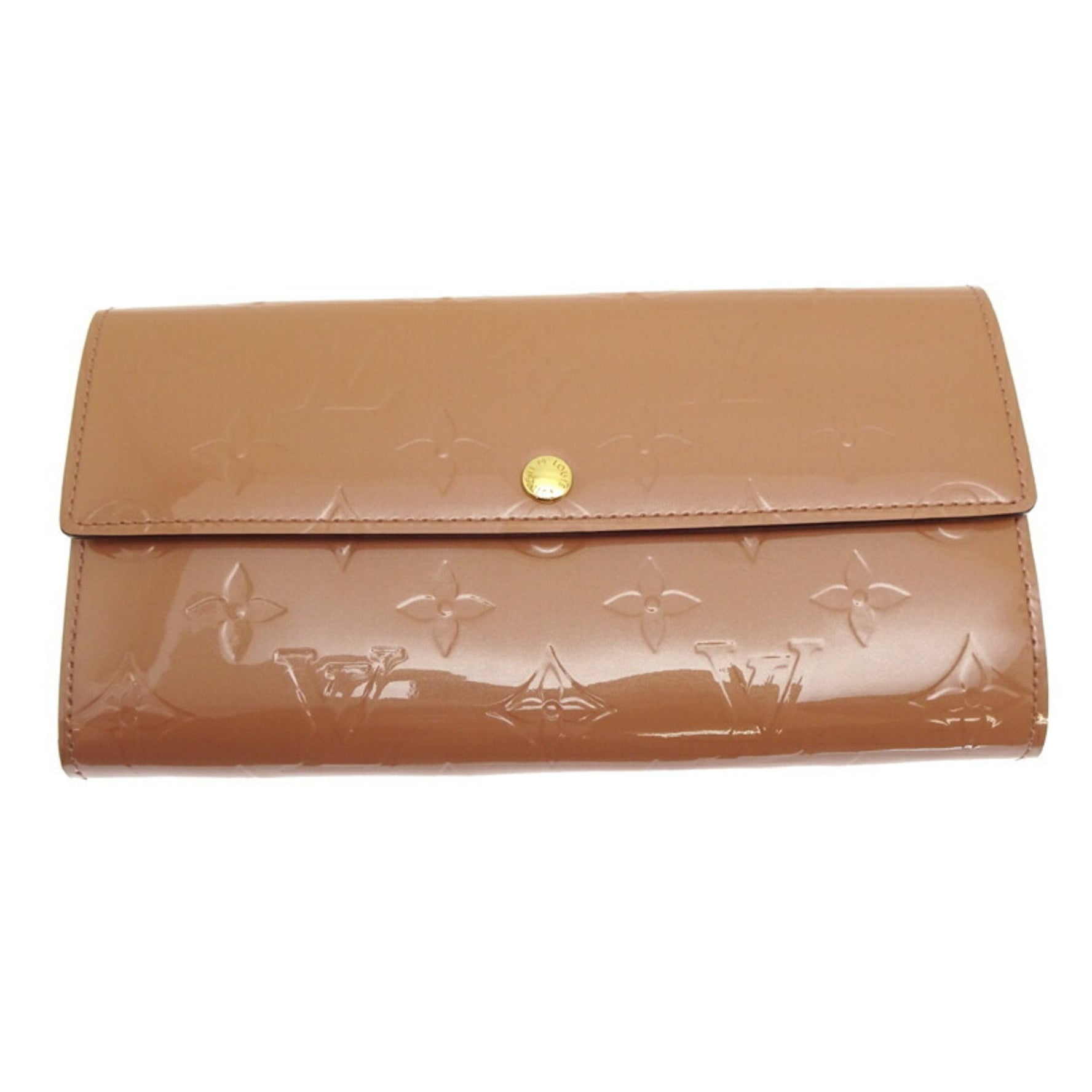 Louis Vuitton Portefeuille Sarah Long Wallet Vernis Roseville