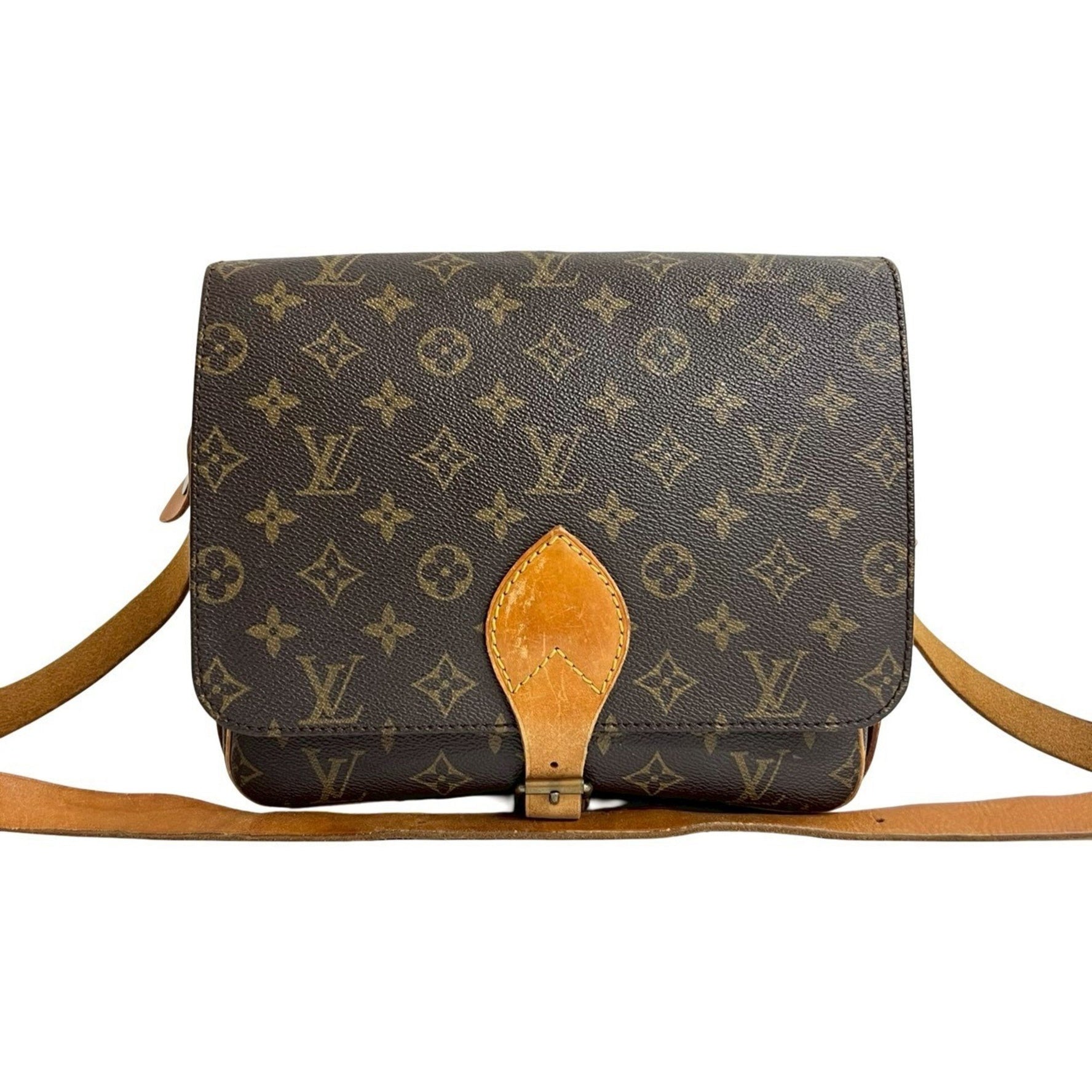LOUIS VUITTON Culteciel GM Monogram Leather Shoulder Bag, 01988