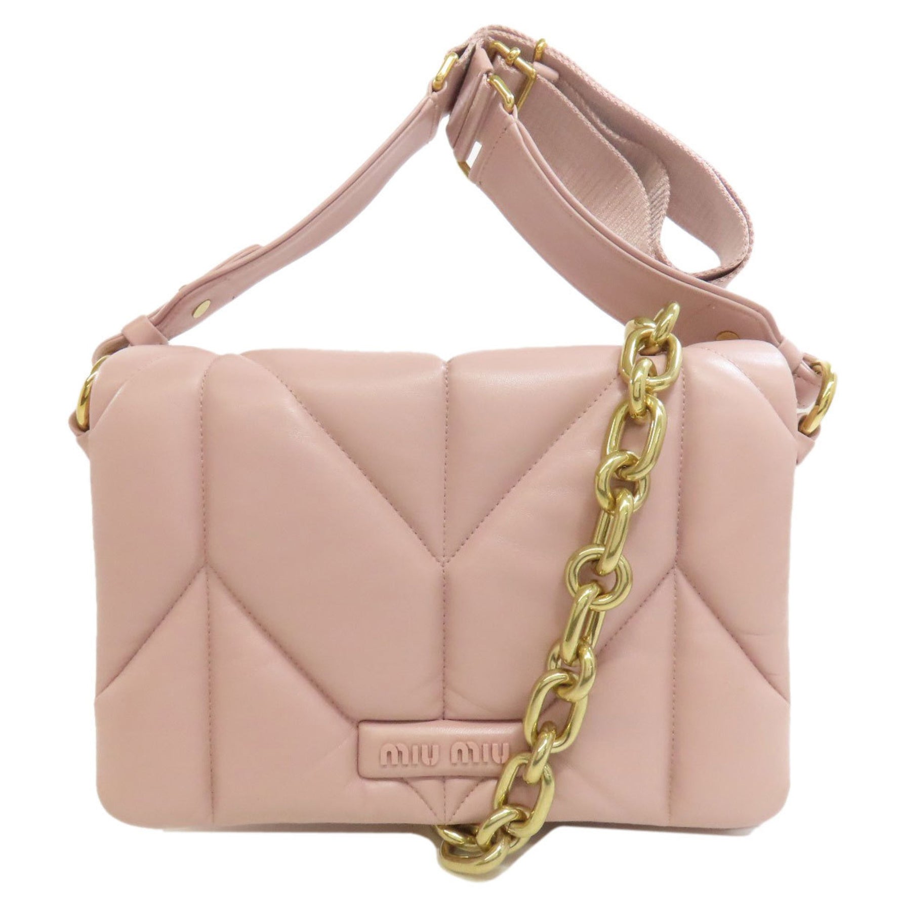 Miu Miu Miu Shoulder Bag Calf Leather