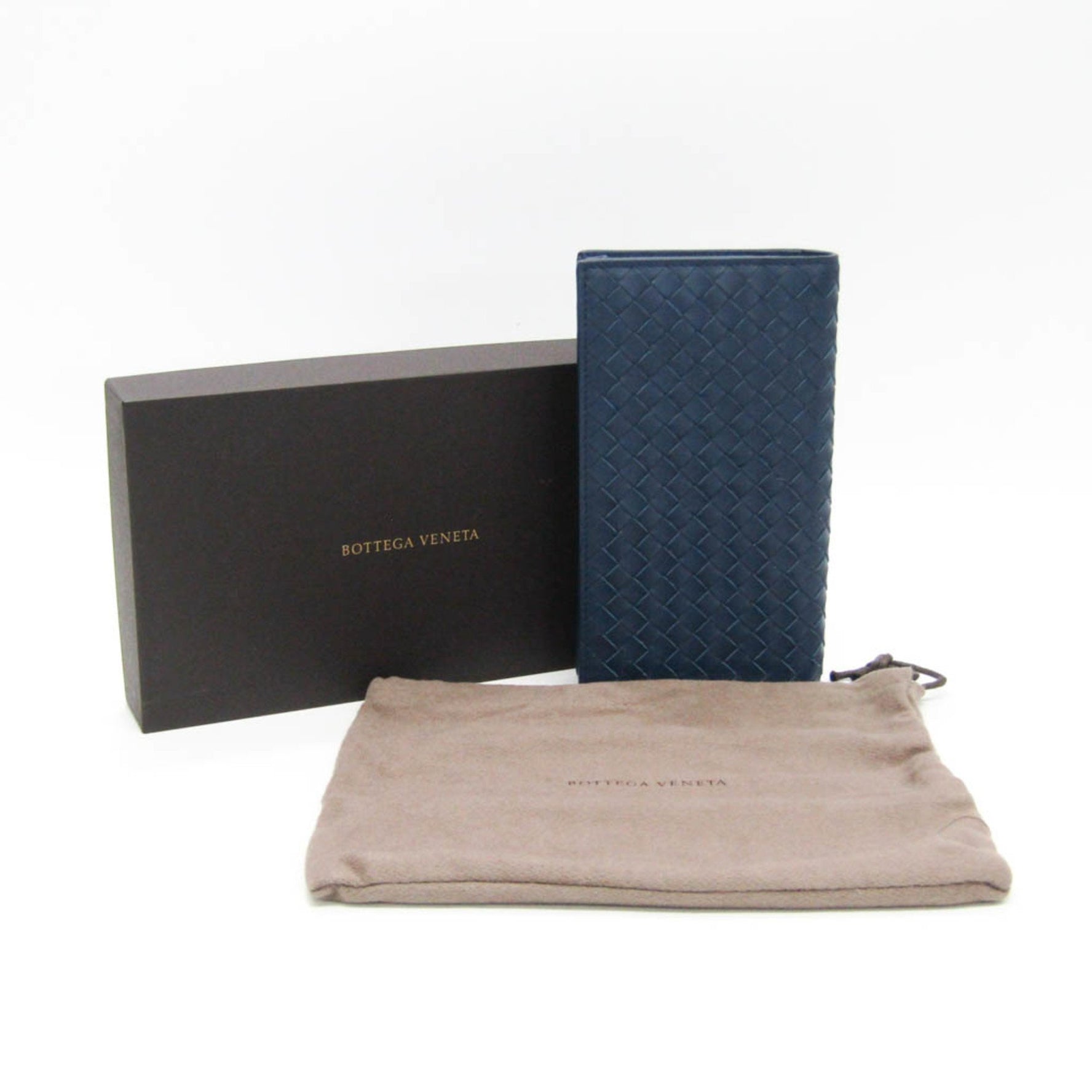 Bottega Veneta Intrecciato Men,Women Leather Long Wallet (bi-fold)