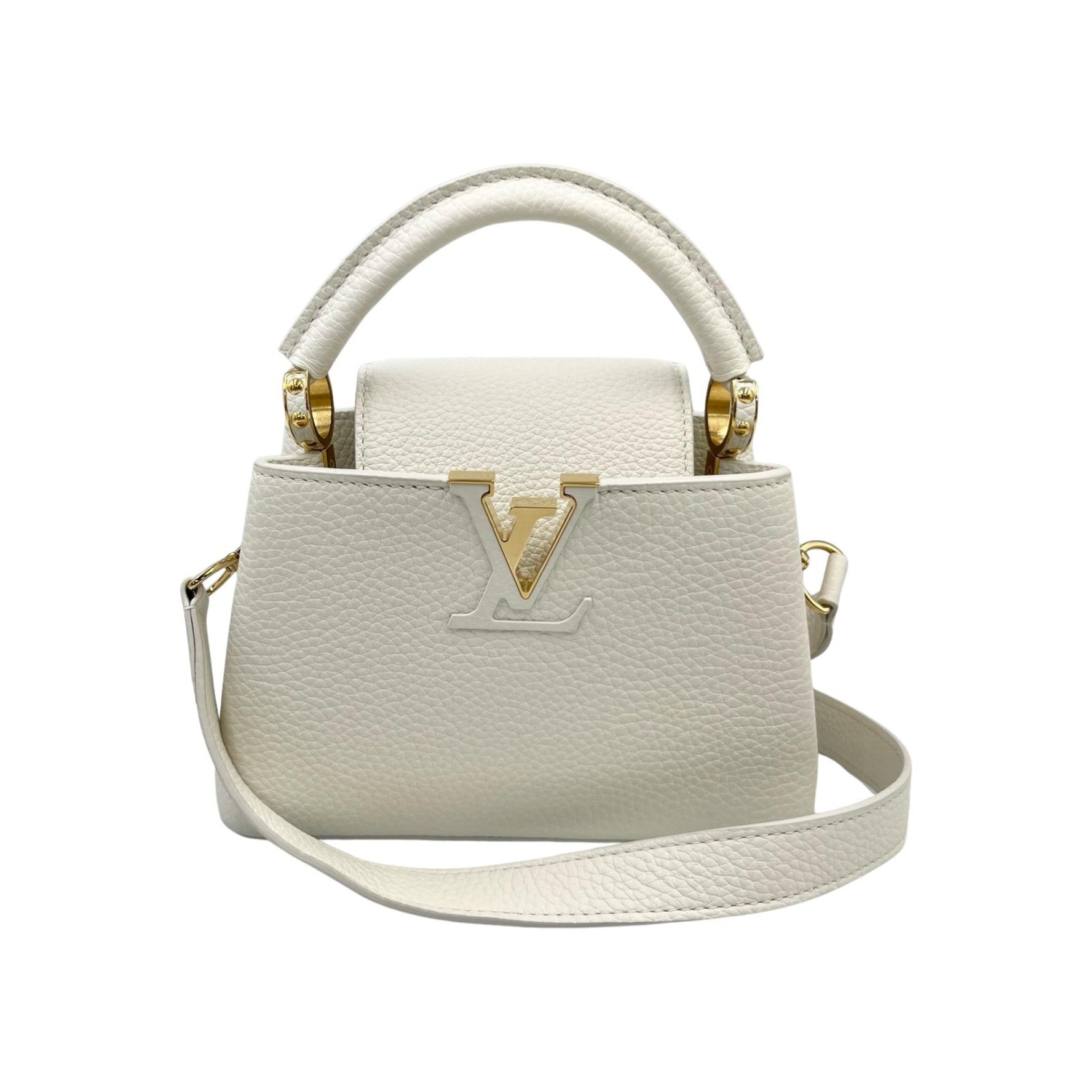 Louis Vuitton Capucines Mini Shoulder Bag in Leather