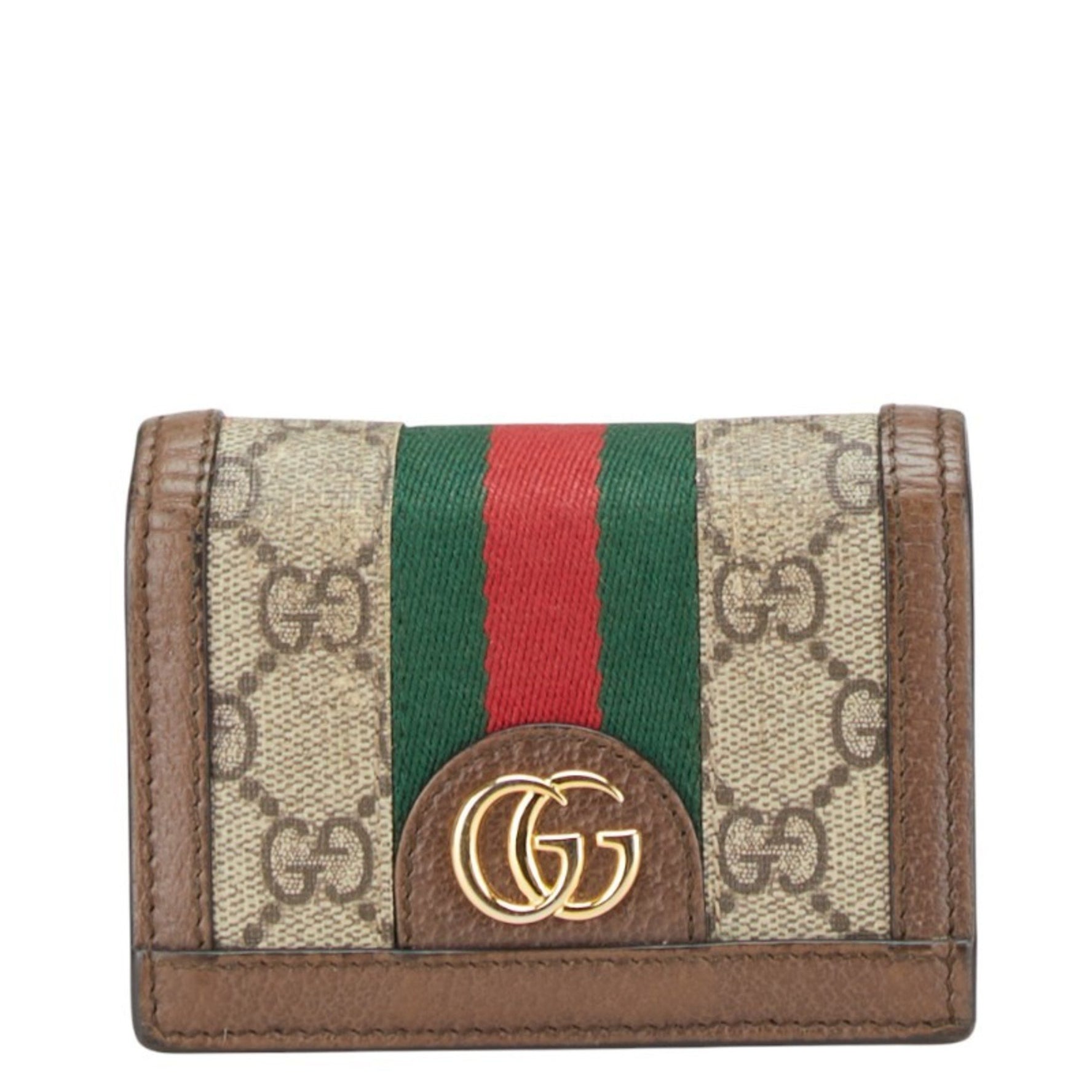 Gucci Ophidia GG Supreme Bifold Wallet Leather