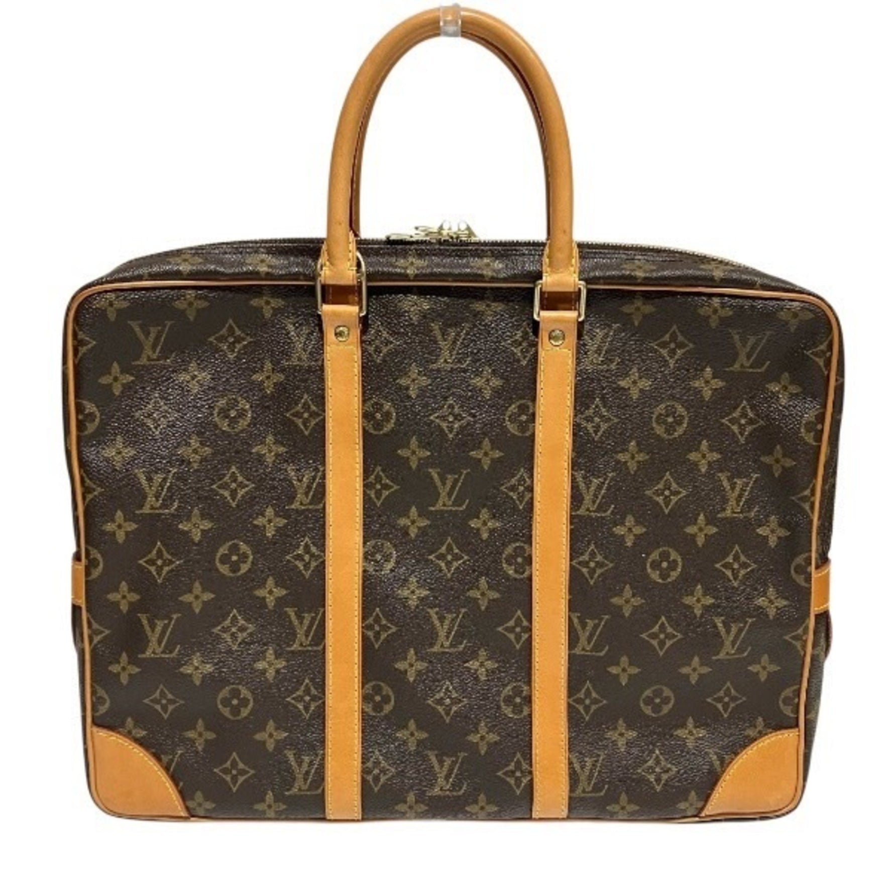 Louis Vuitton Monogram Porte-Document Voyage Bag Handbag Men's