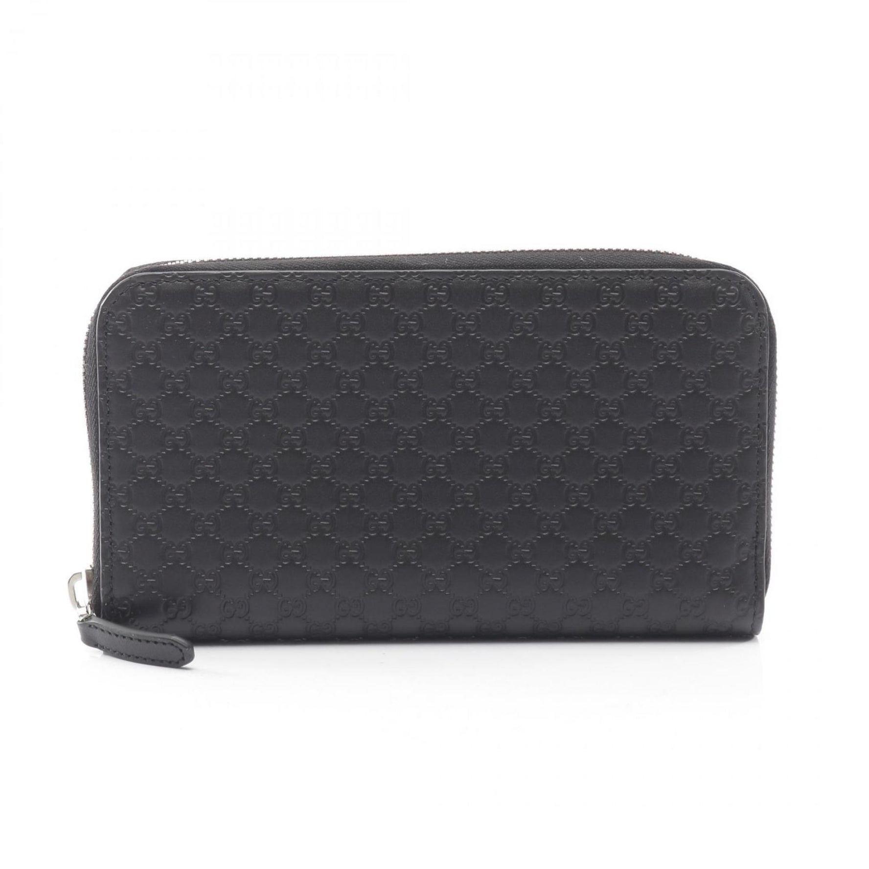 Gucci Micro Guccissima Round Long Wallet, Leather, Men's and