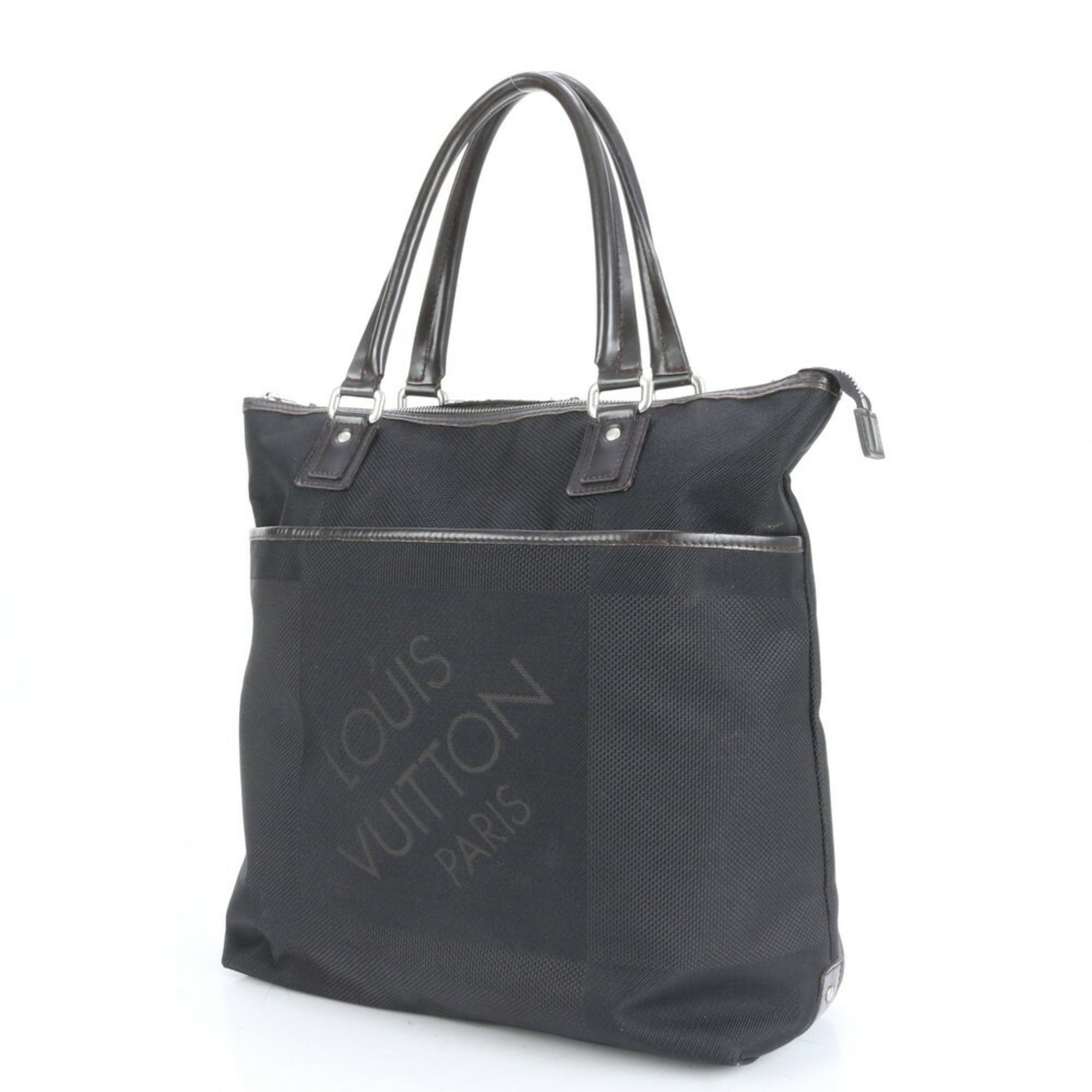 Louis Vuitton Damier Geant Cougar M93085 Leather Shoulder Bag Noir RCE CO5-3