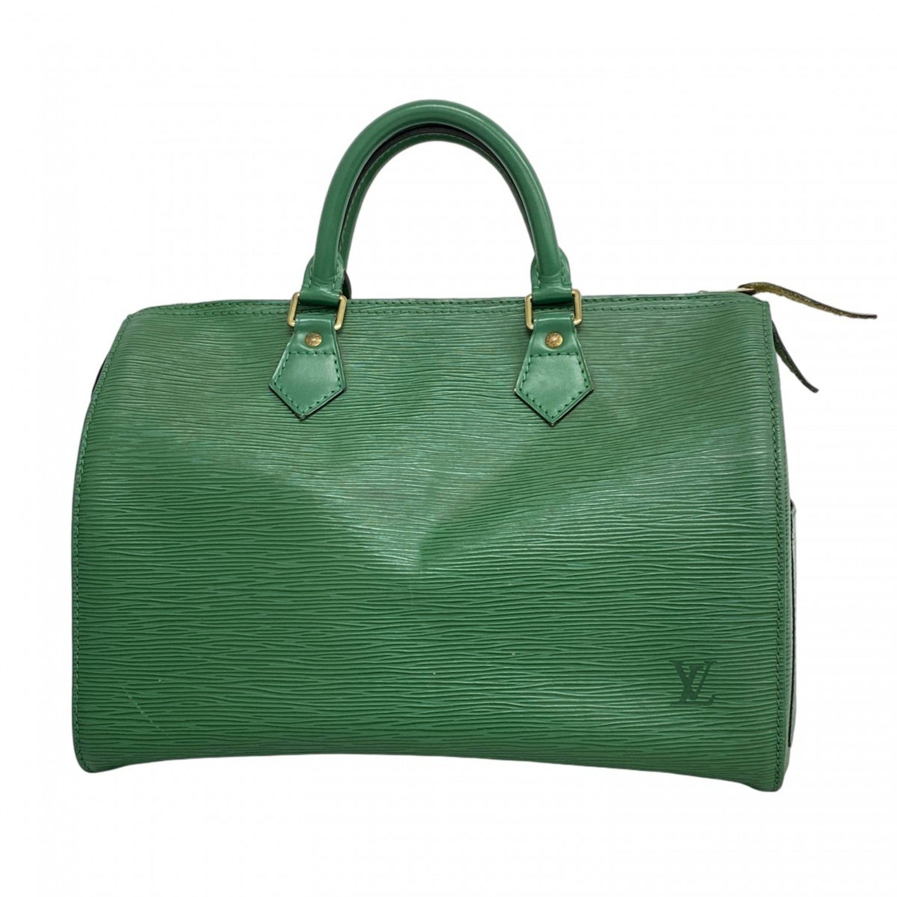Louis Vuitton Epi Speedy 30 Handbag Borneo Green