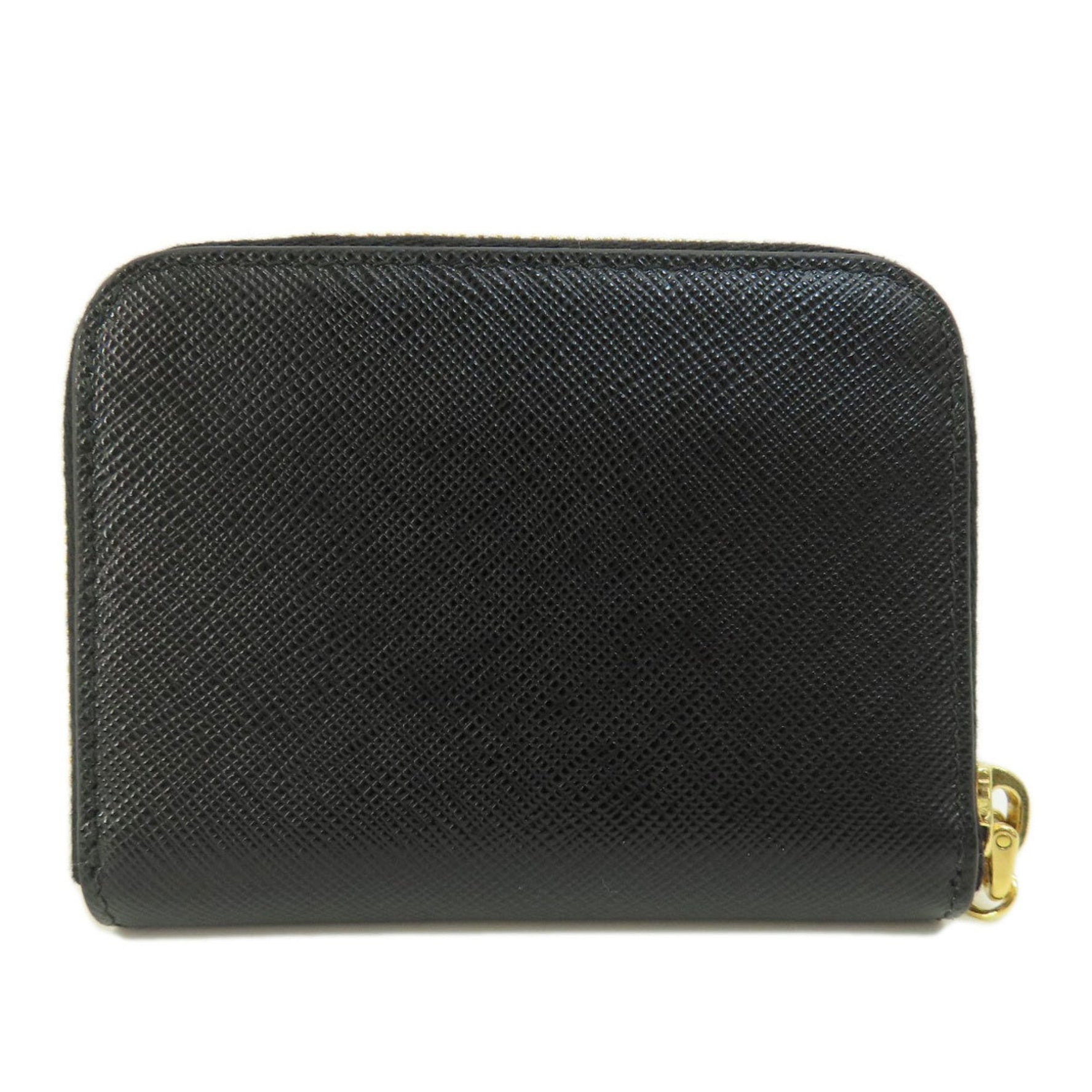 Prada Saffiano metal coin case leather women's PRADA