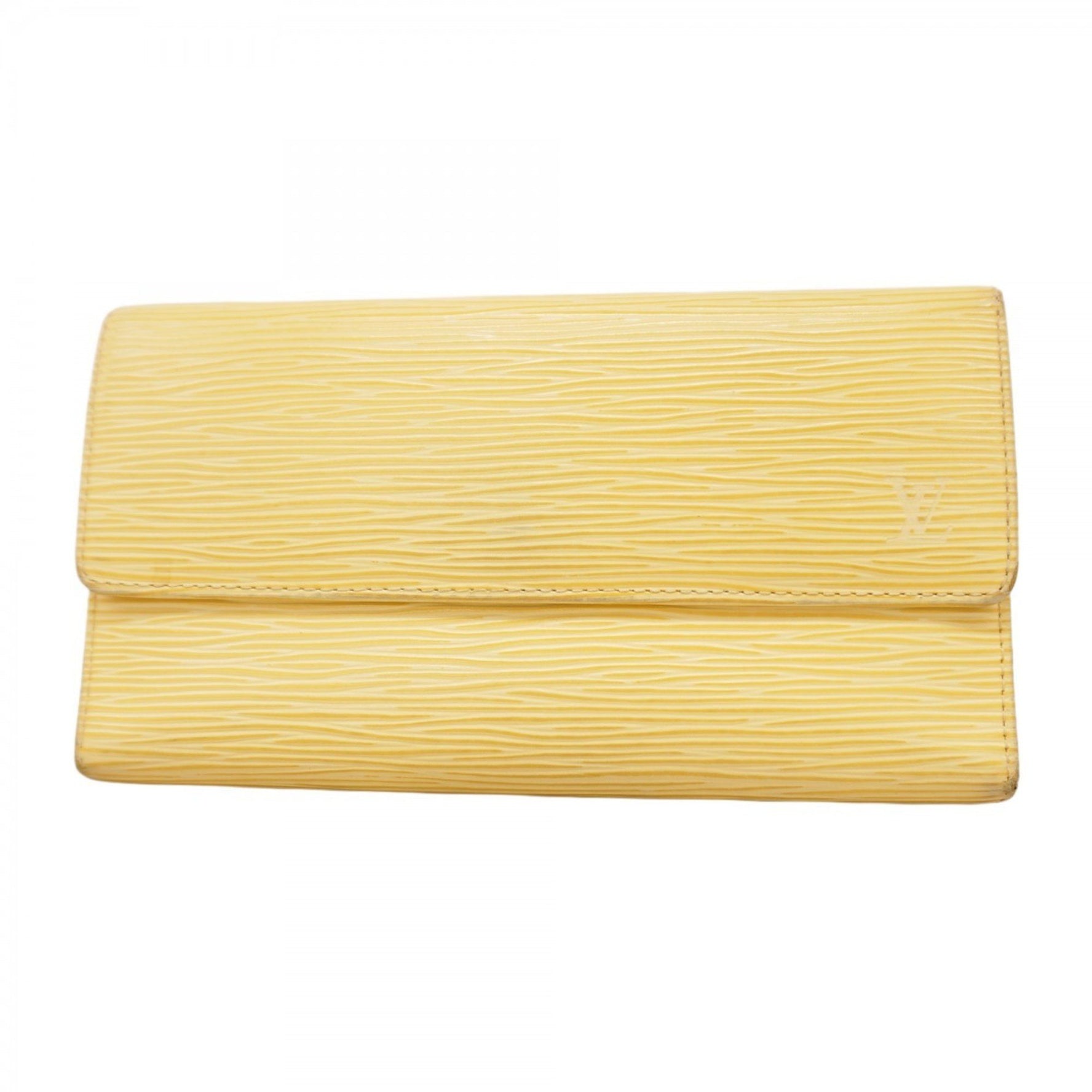 Louis Vuitton Epi Porte Tresor International Tri-fold Wallet M6338A Vanilla Women's
