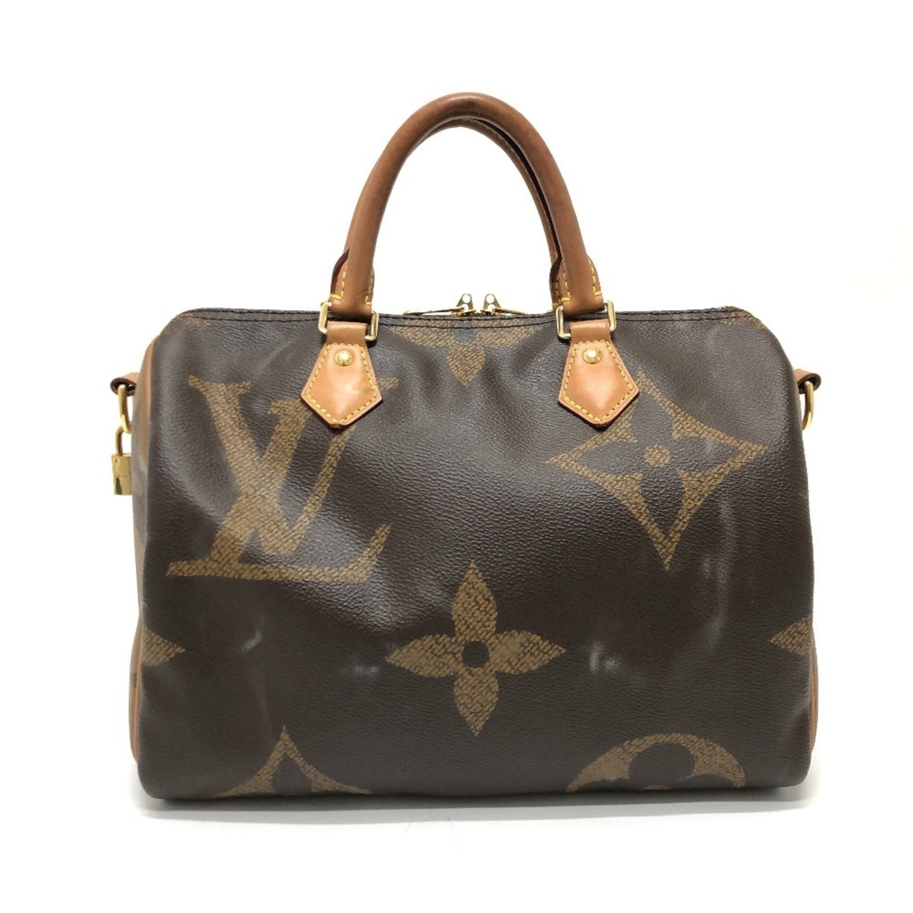 LOUIS VUITTON M44602 Monogram Giant Speedy Bandouliere 30 Mini Boston Bag, Handbag, Canvas, Women's, Brown