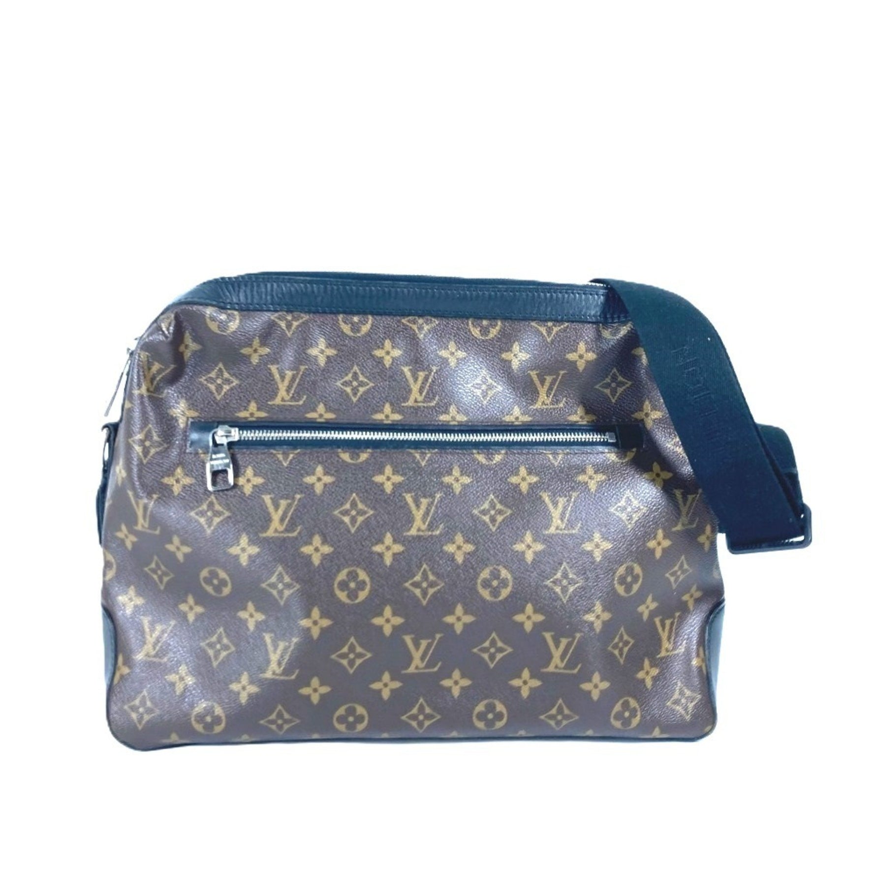 LOUIS VUITTON M40387 Monogram Macassar Torres Shoulder Bag in Canvas, Men's, Brown