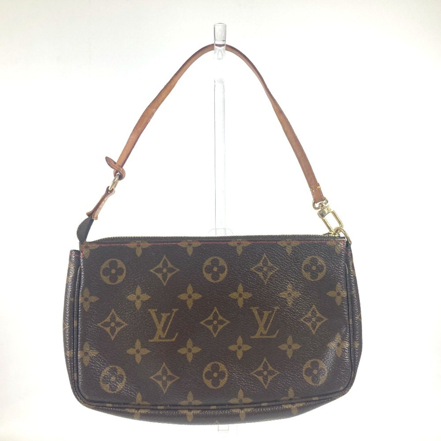 Louis Vuitton Monogram Cherry Takashi Murakami Pochette Accessoires Bag Hand Pouch Accessory Canvas Brown