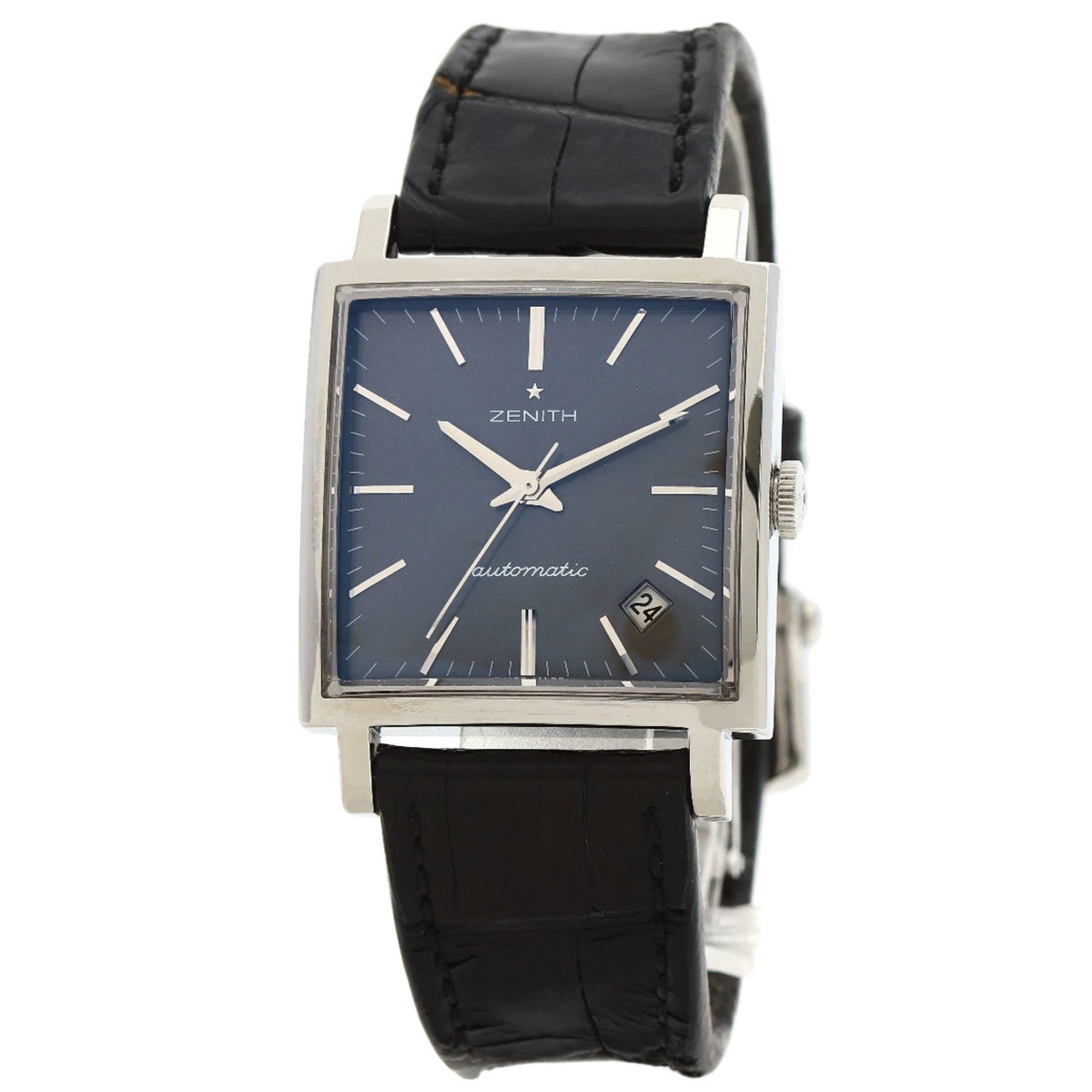 Zenith 03.1965.670 New 1965 Watch Stainless Steel Leather