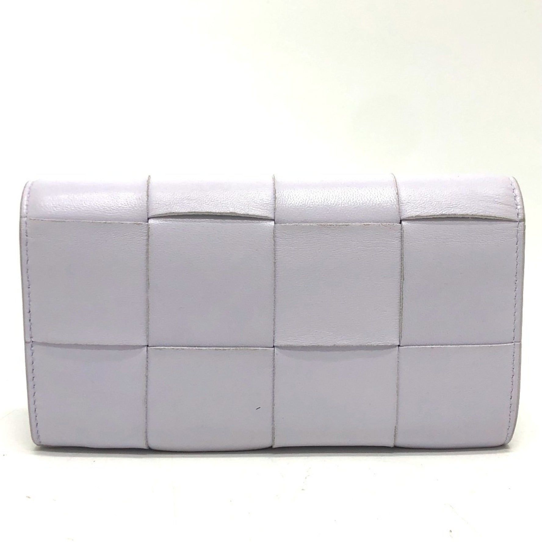 BOTTEGA VENETA Intrecciato Maxi Bi-fold Long Wallet Leather