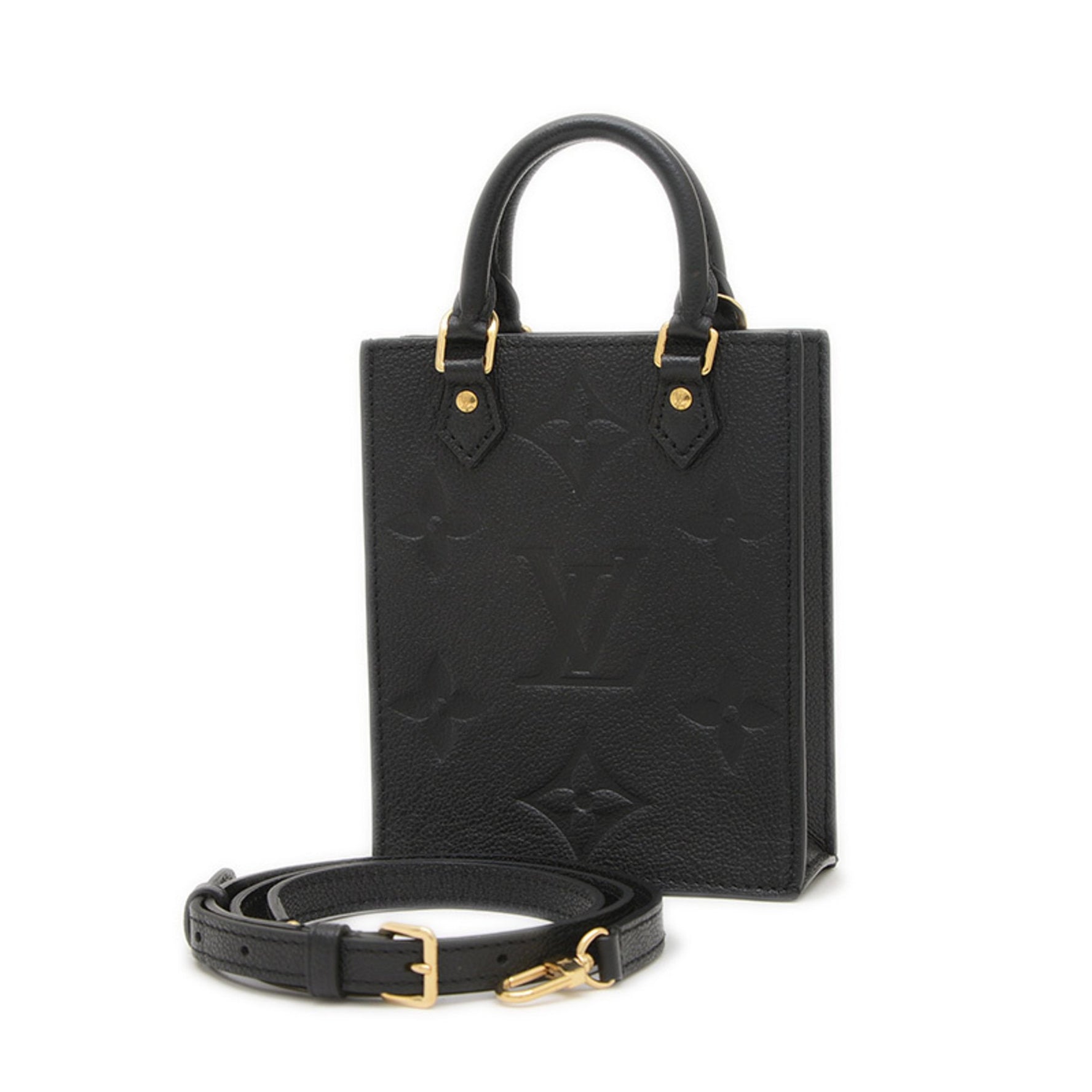 Louis Vuitton Monogram Empreinte Petite Sac Plat Bag Shoulder