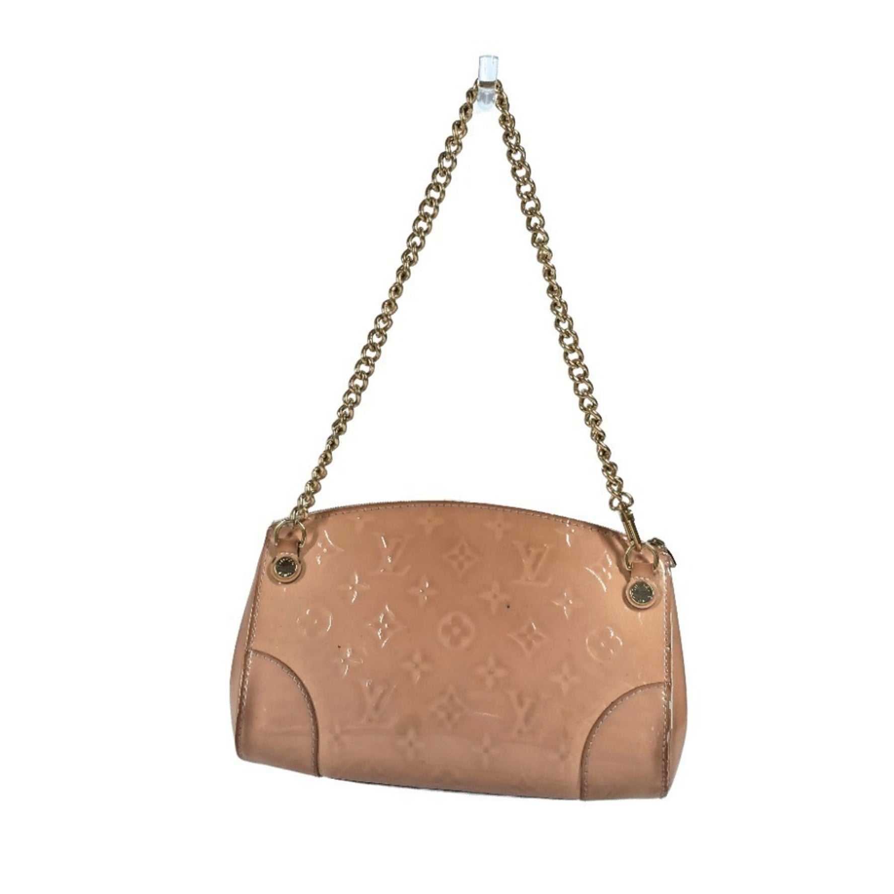 Louis Vuitton Monogram Vernis Santa Monica Bag Chain Handbag Shoulder Rose Ballerine Pink