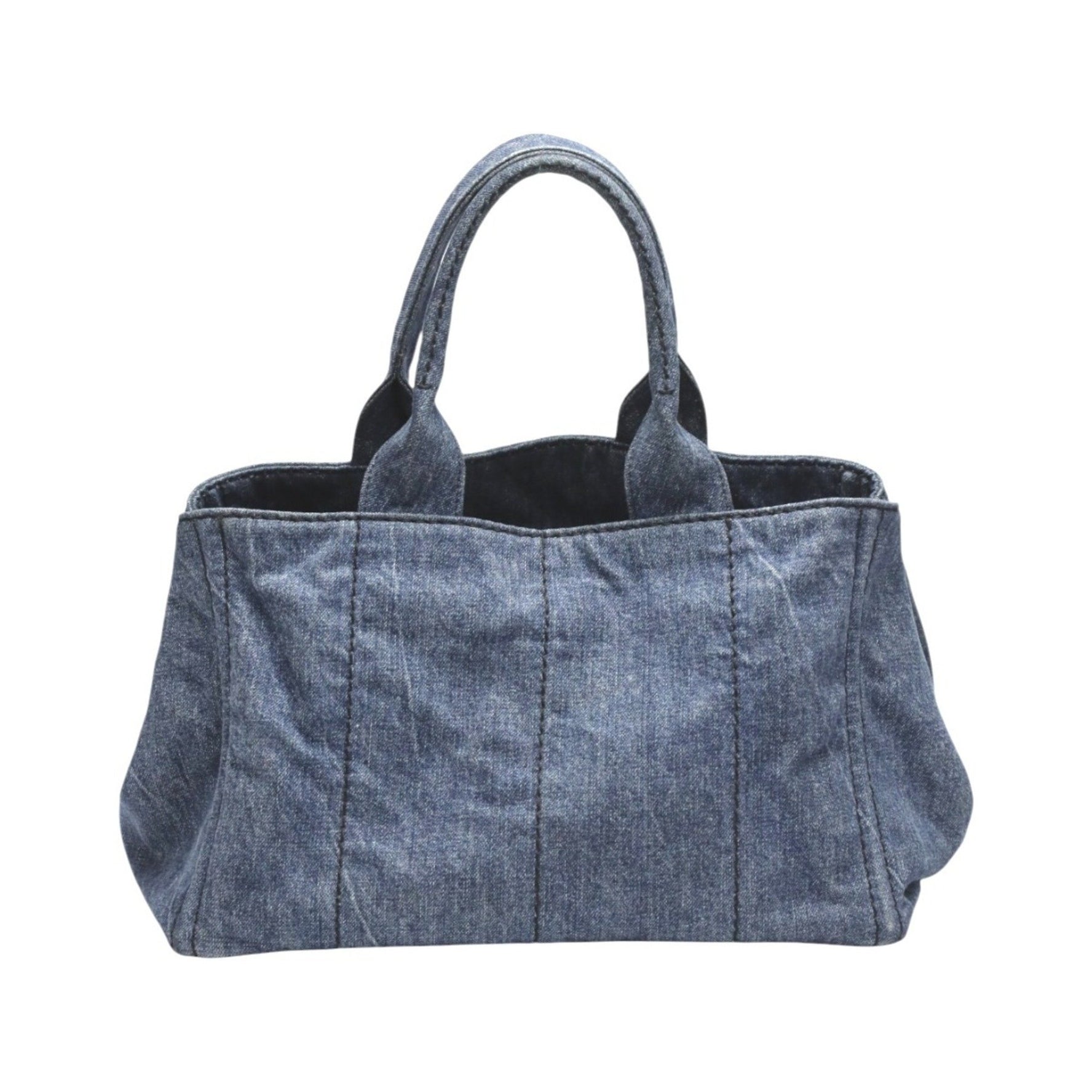 PRADA Tote Bag Canapa Denim 1BG439 Blue