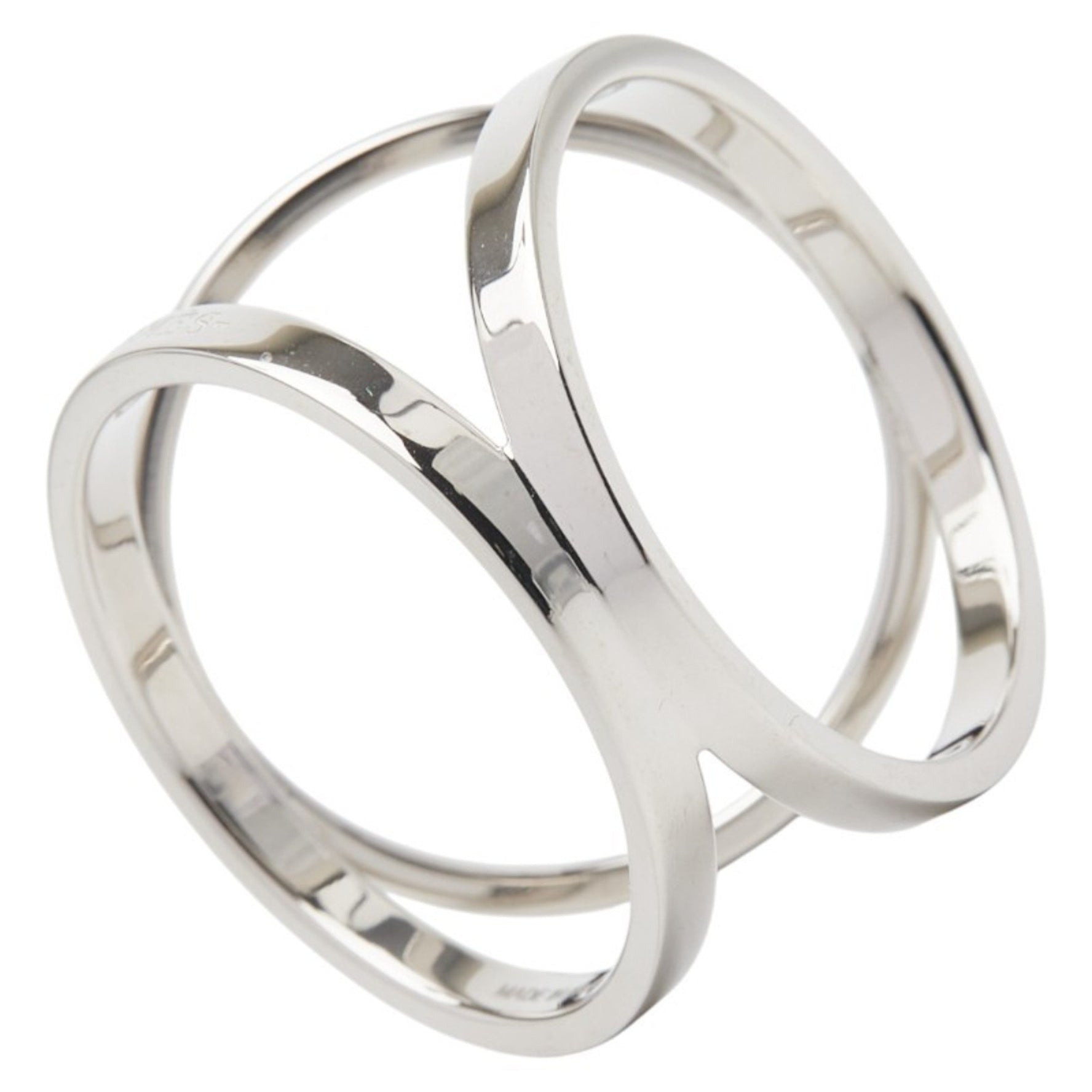 Hermes Trio Scarf Muffler Ring Metal