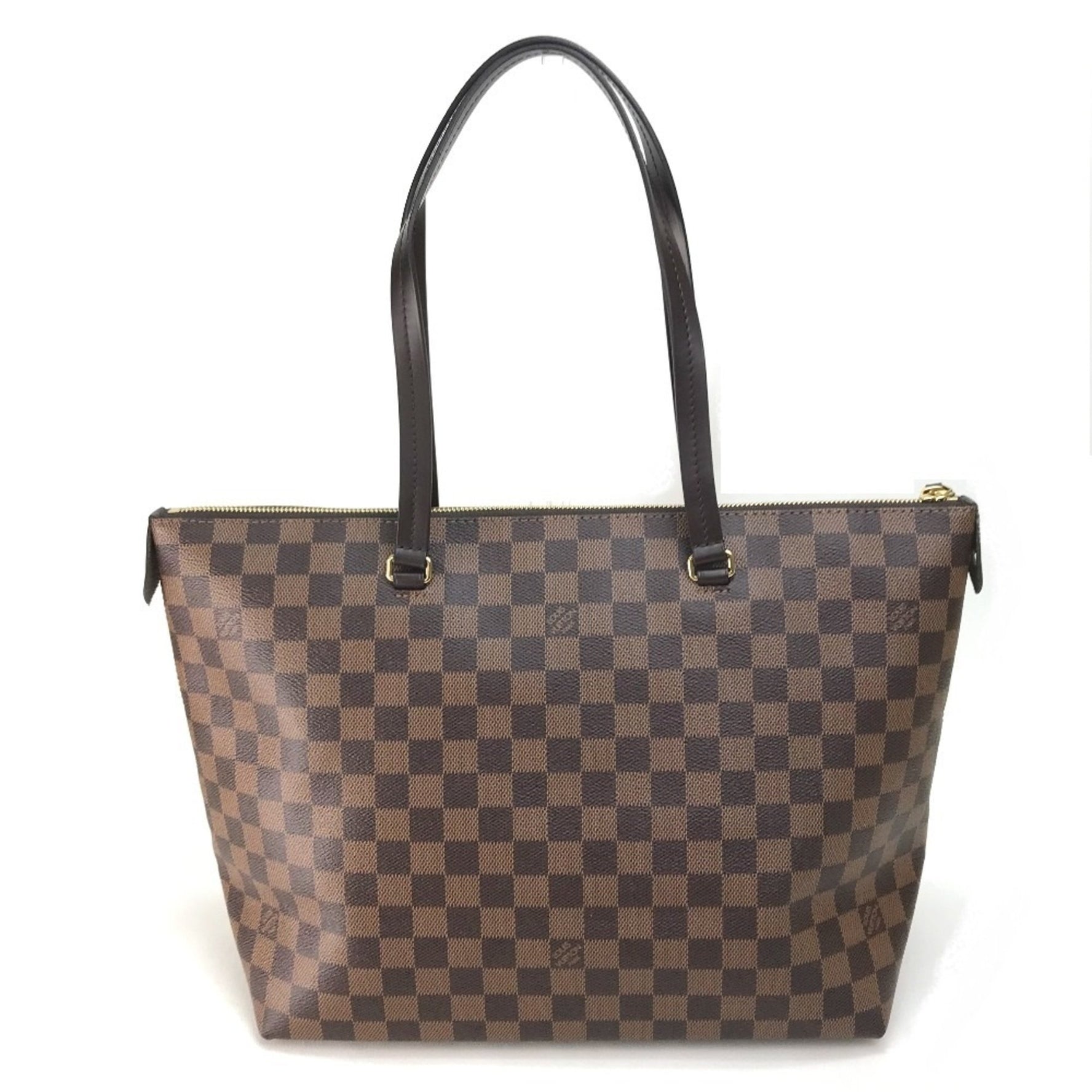 Louis Vuitton Damier Iena MM Tote Bag/Shoulder Bag in Canvas, Ebene Brown