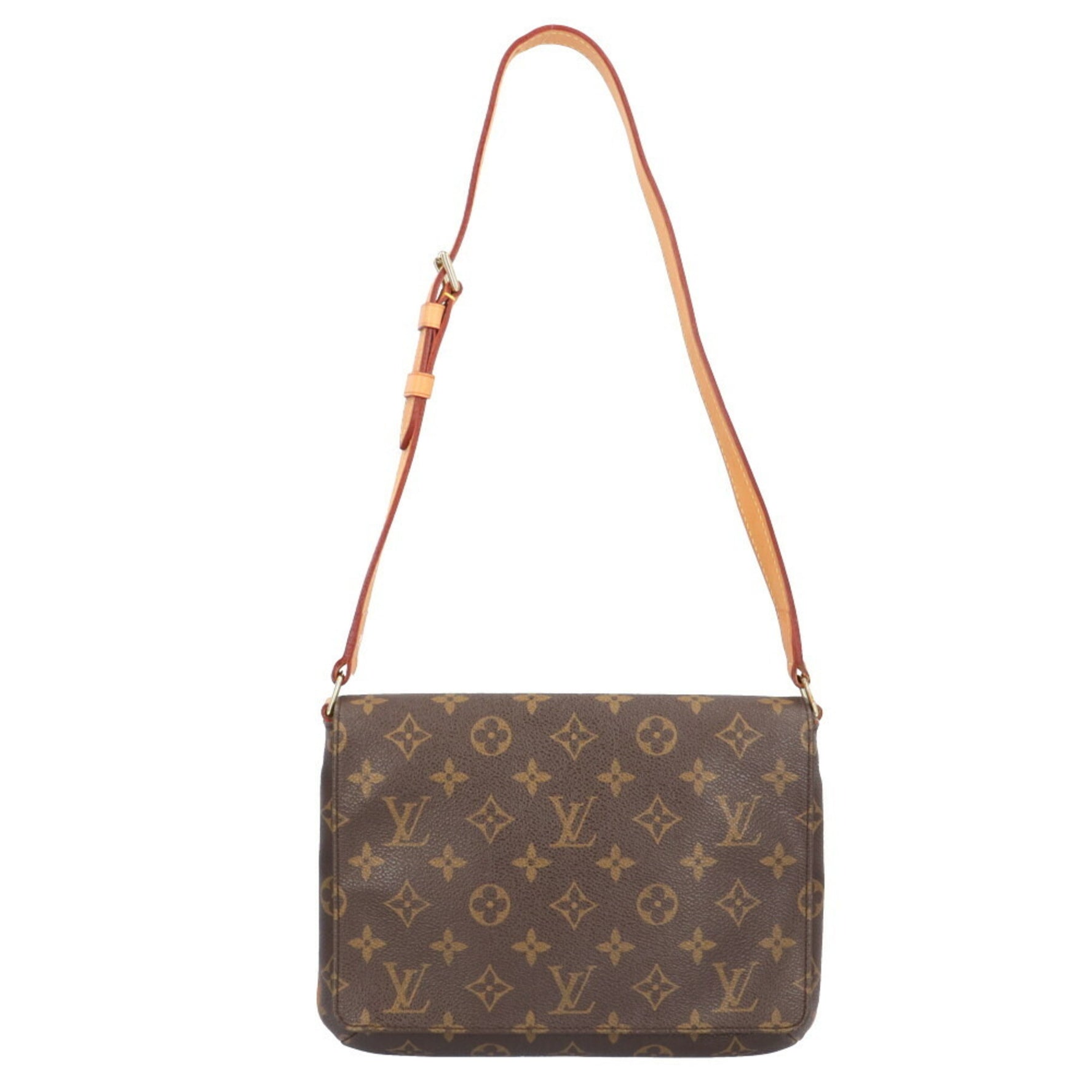 Louis Vuitton Musette Tango Short Monogram Shoulder Bag Canvas