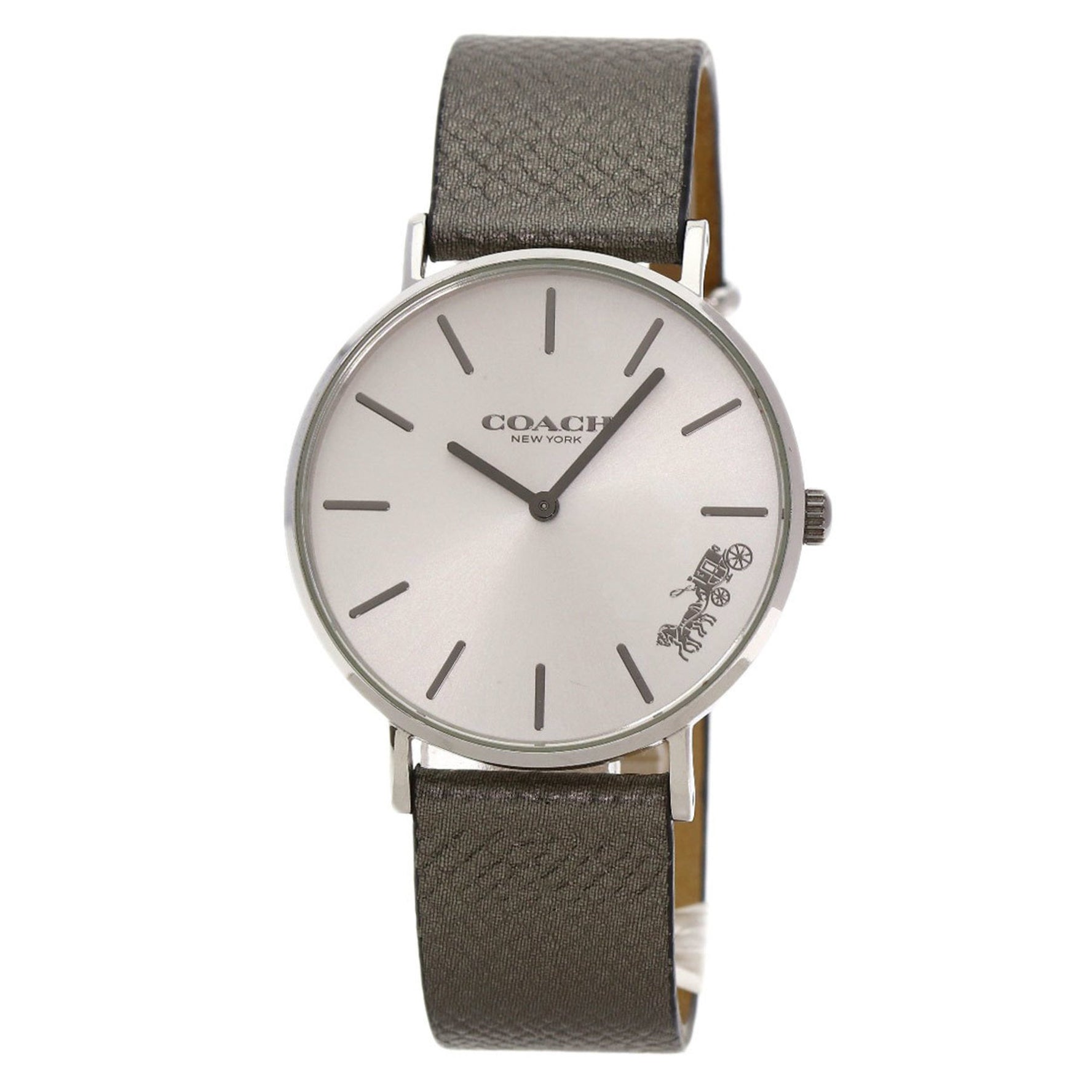 Coach Stainless Steel/Leather Watch
