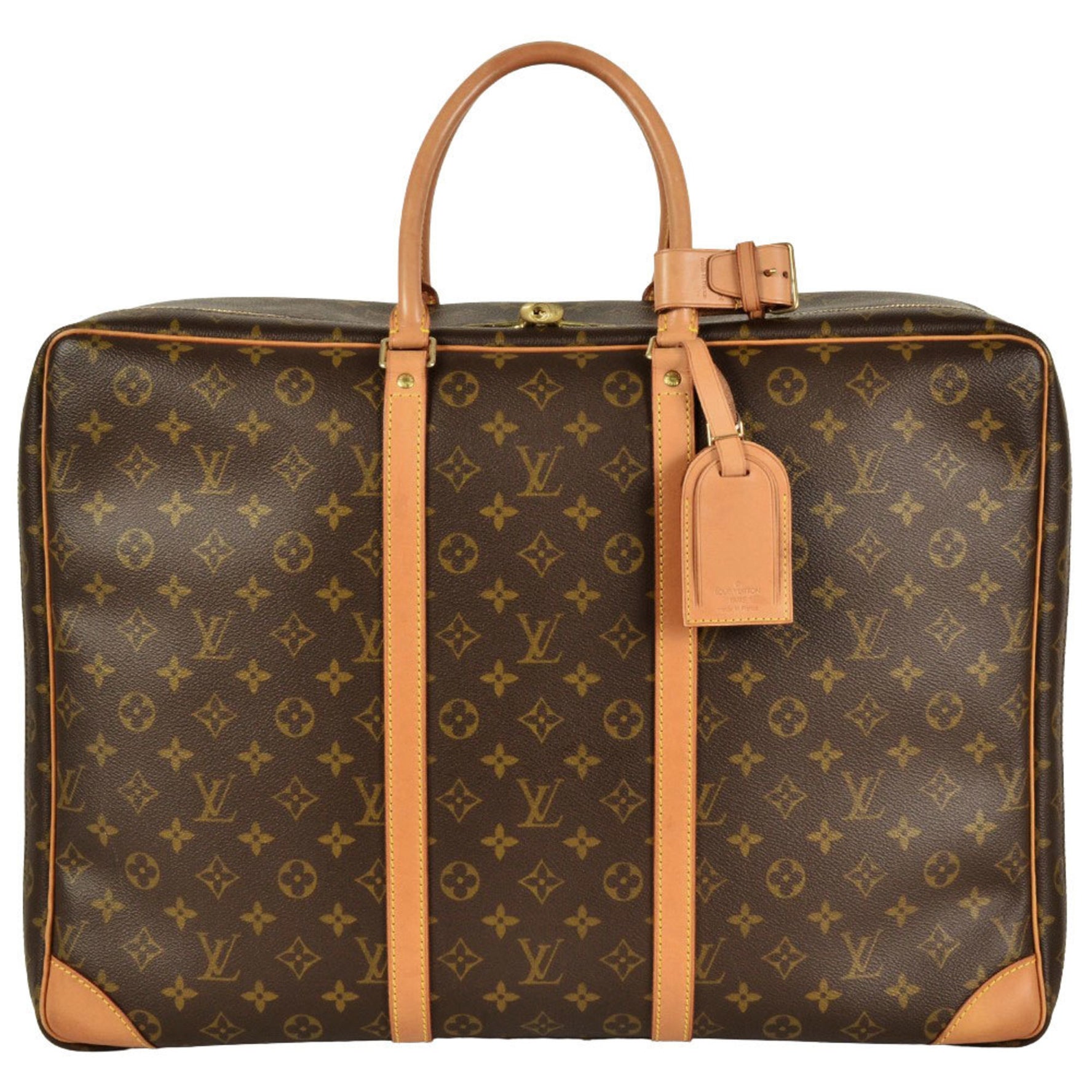 Louis Vuitton Sirius 50 Boston Bag Monogram Canvas Travel