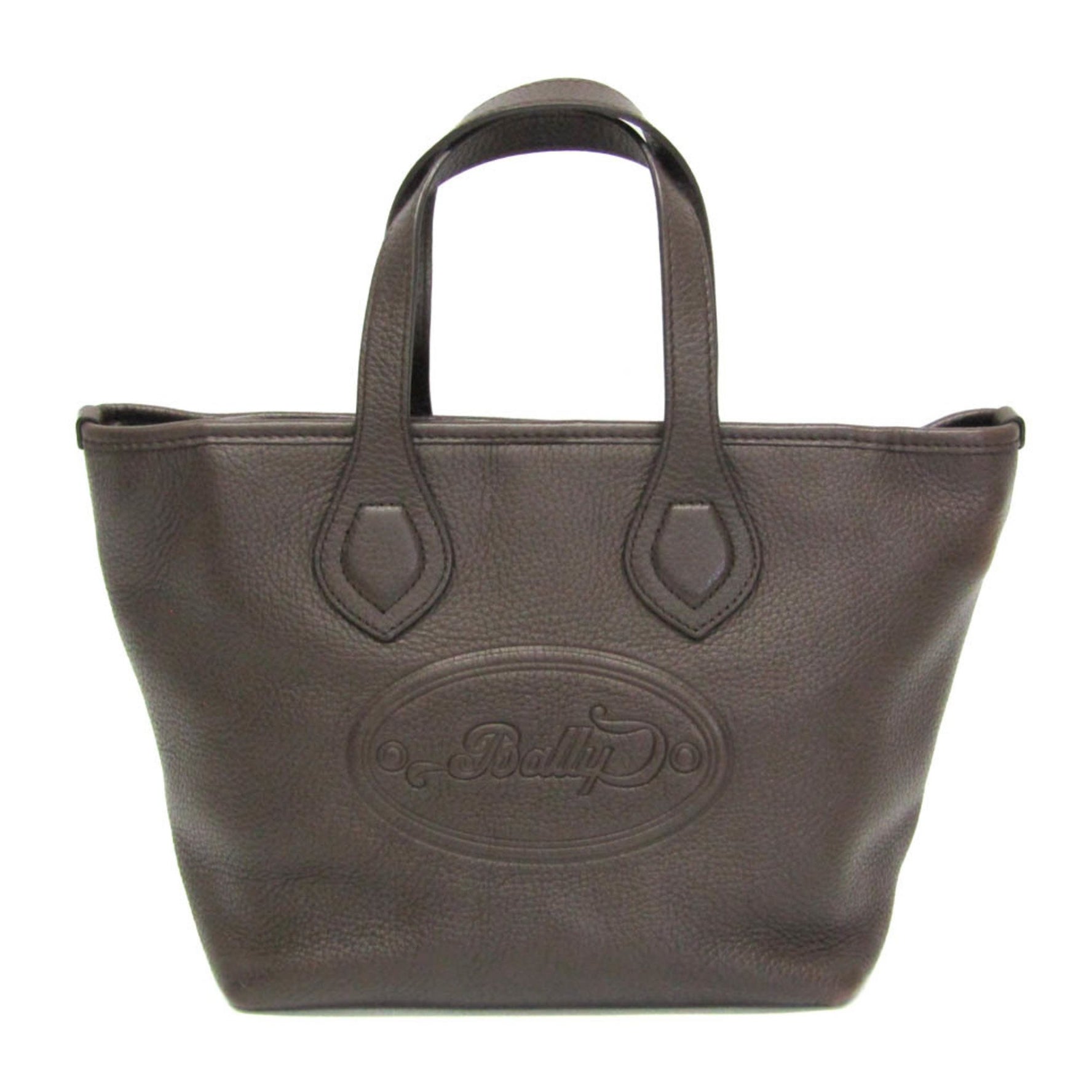 Bally BARDEAU-L Women's Leather Handbag Dark Brown