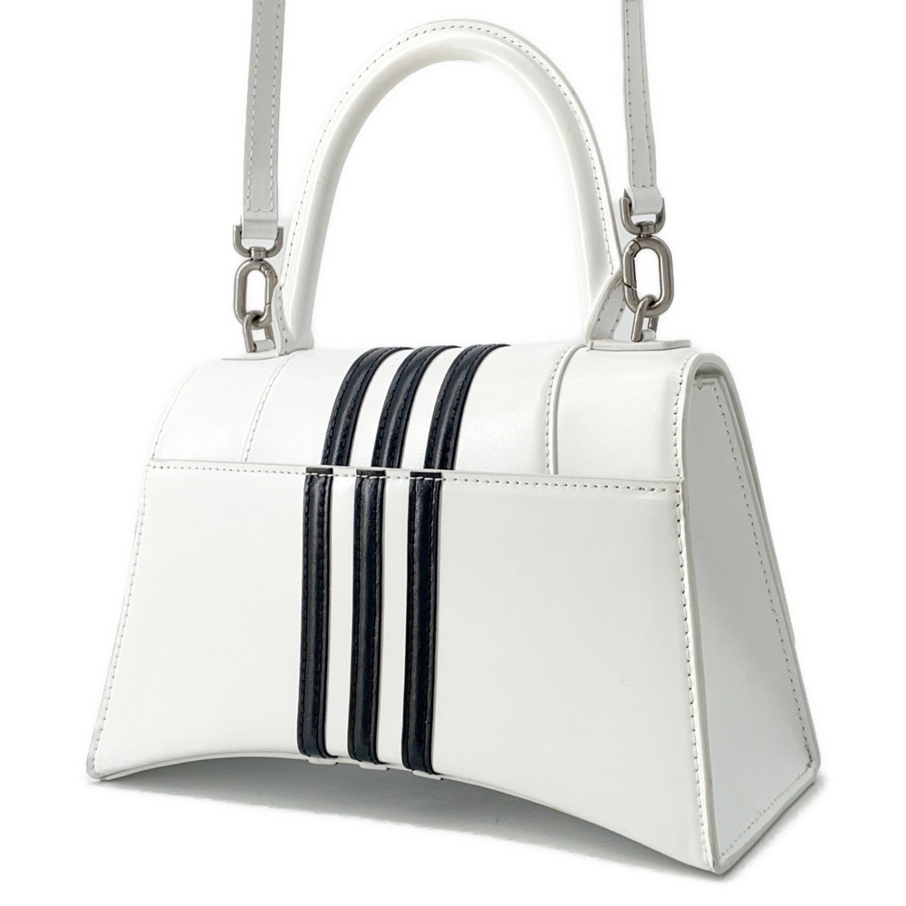 Balenciaga Handbag Hourglass S BALENCIAGA 2way White