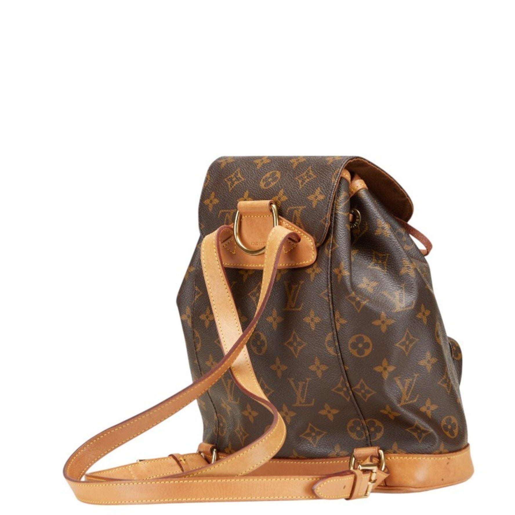 Louis Vuitton Monogram Montsouris MM Backpack Leather LOUIS VUITTON