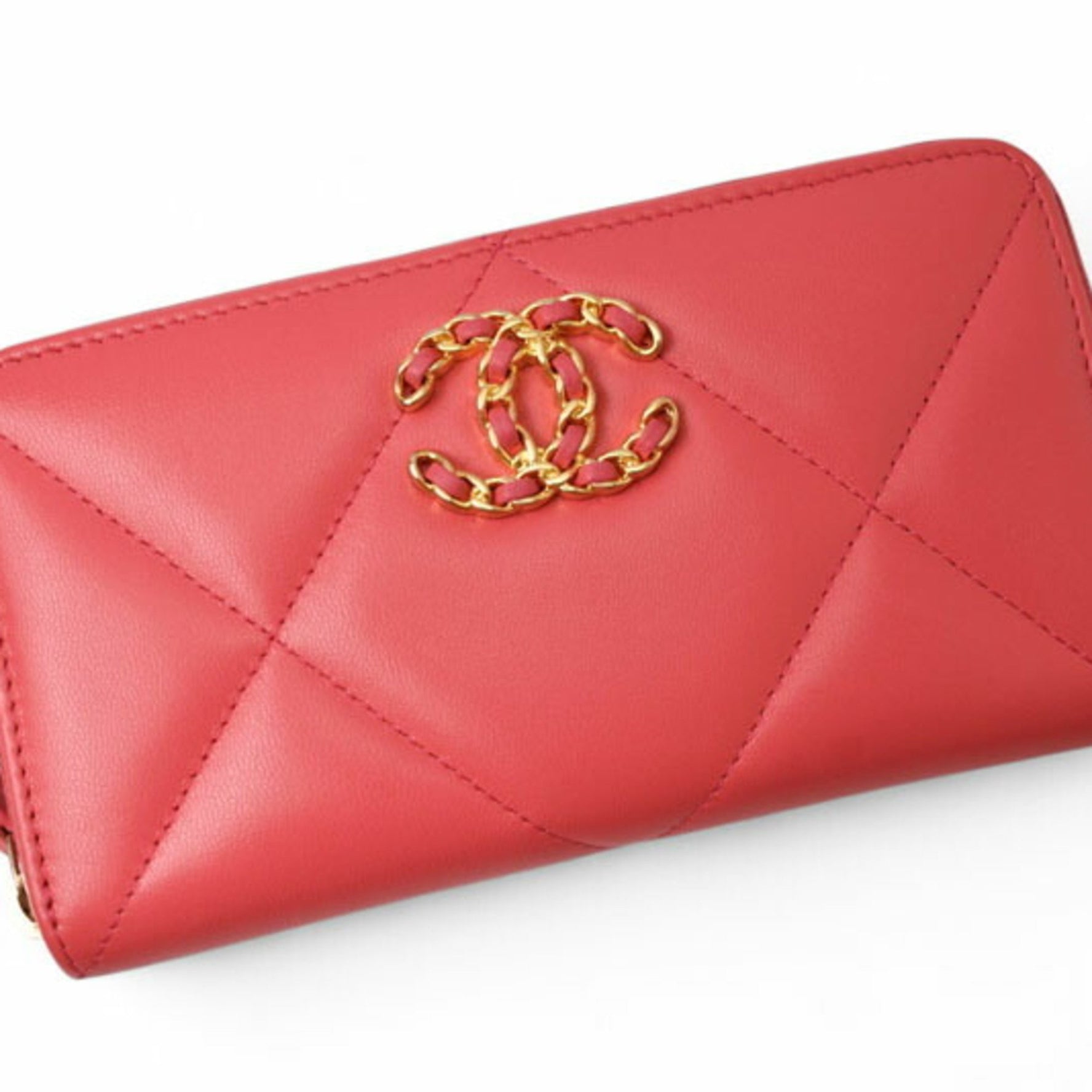 Chanel Wallet/Round 19 Small Zip Wallet