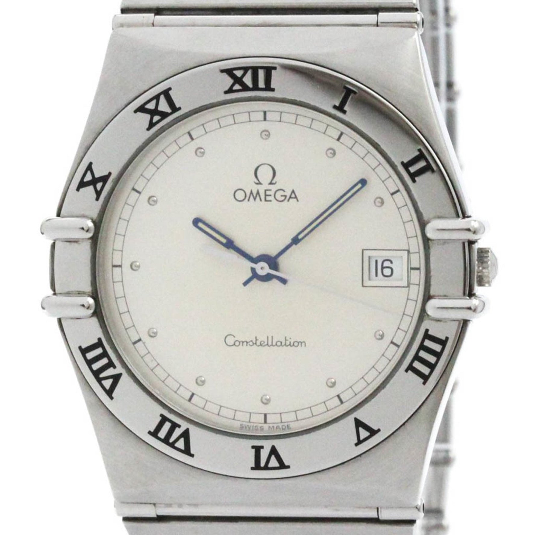 Polished OMEGA Constellation Stainless Steel Quartz Mens Watch 396.1070 BF581278