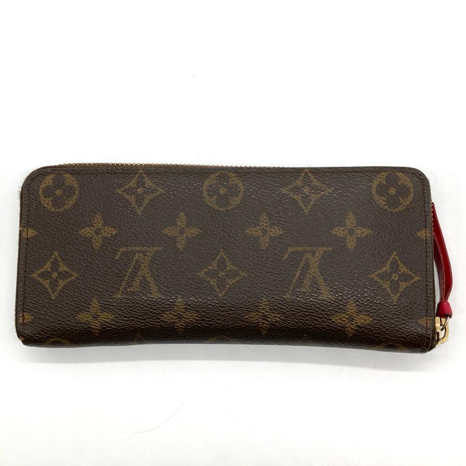 Louis Vuitton Portefeuille Clemence Long Wallet Monogram Canvas Fuchsia