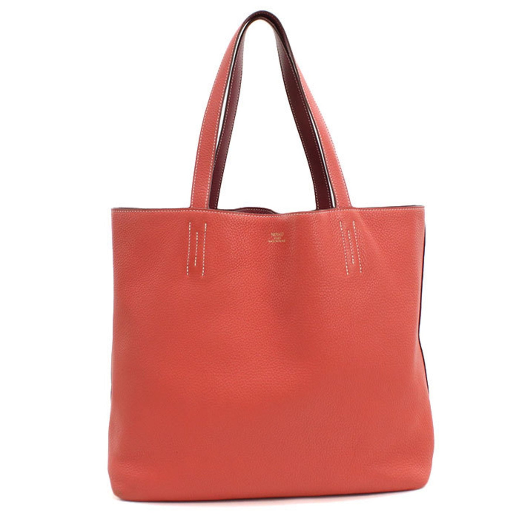 HERMES Double Sens 36 Tote Bag, N Stamp