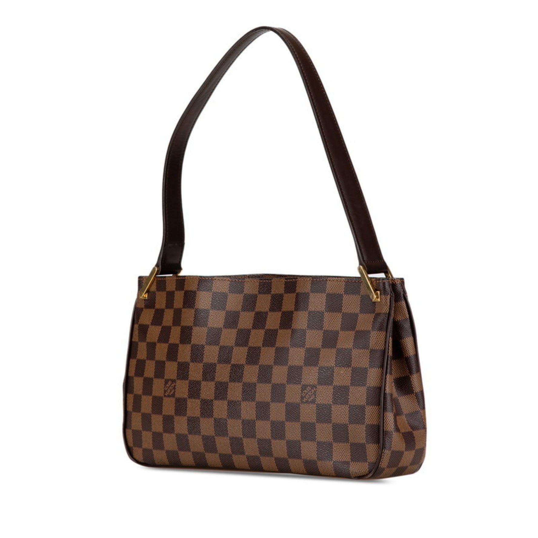 Louis Vuitton Damier Auburn Shoulder Bag N51129 Brown PVC Leather Women's LOUIS VUITTON