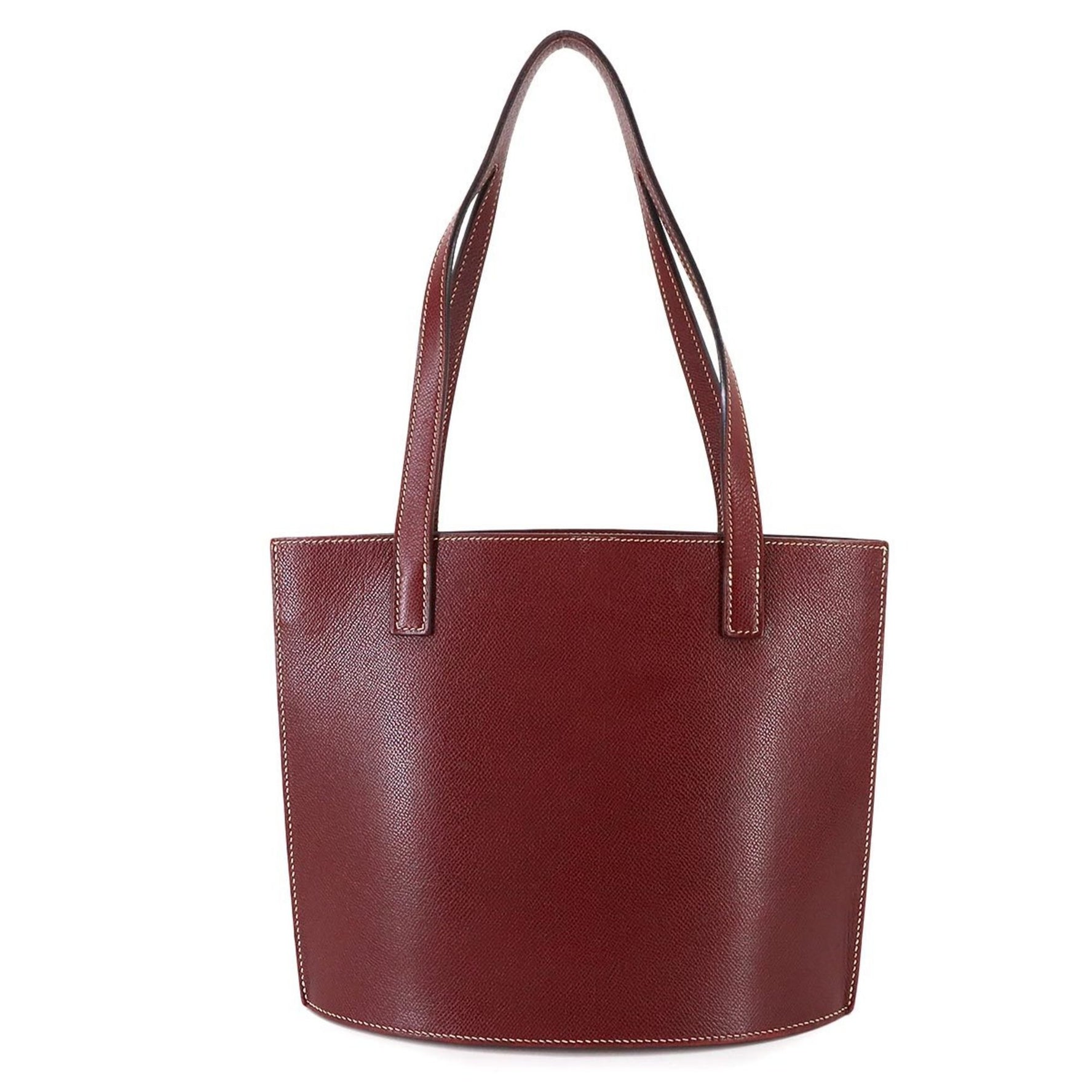 Hermes Hermès Tote Bag, Lise Rouge H, E Stamp, Gold Hardware