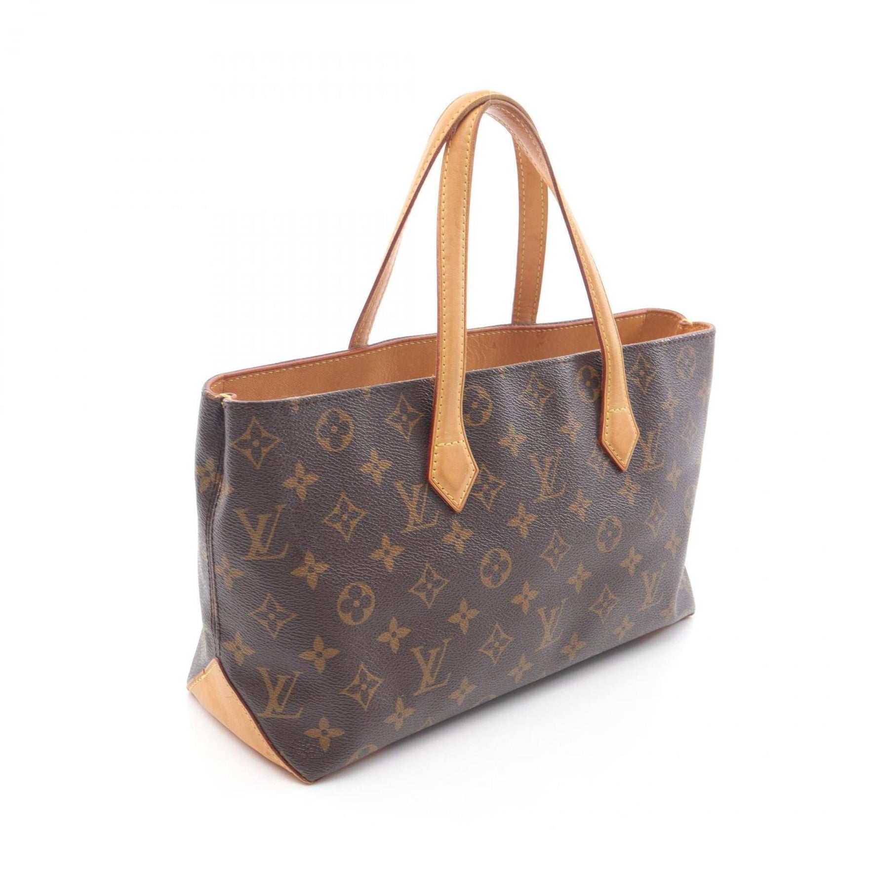 Louis Vuitton Wilshire PM Handbag, Coated Canvas and Leather, Monogram