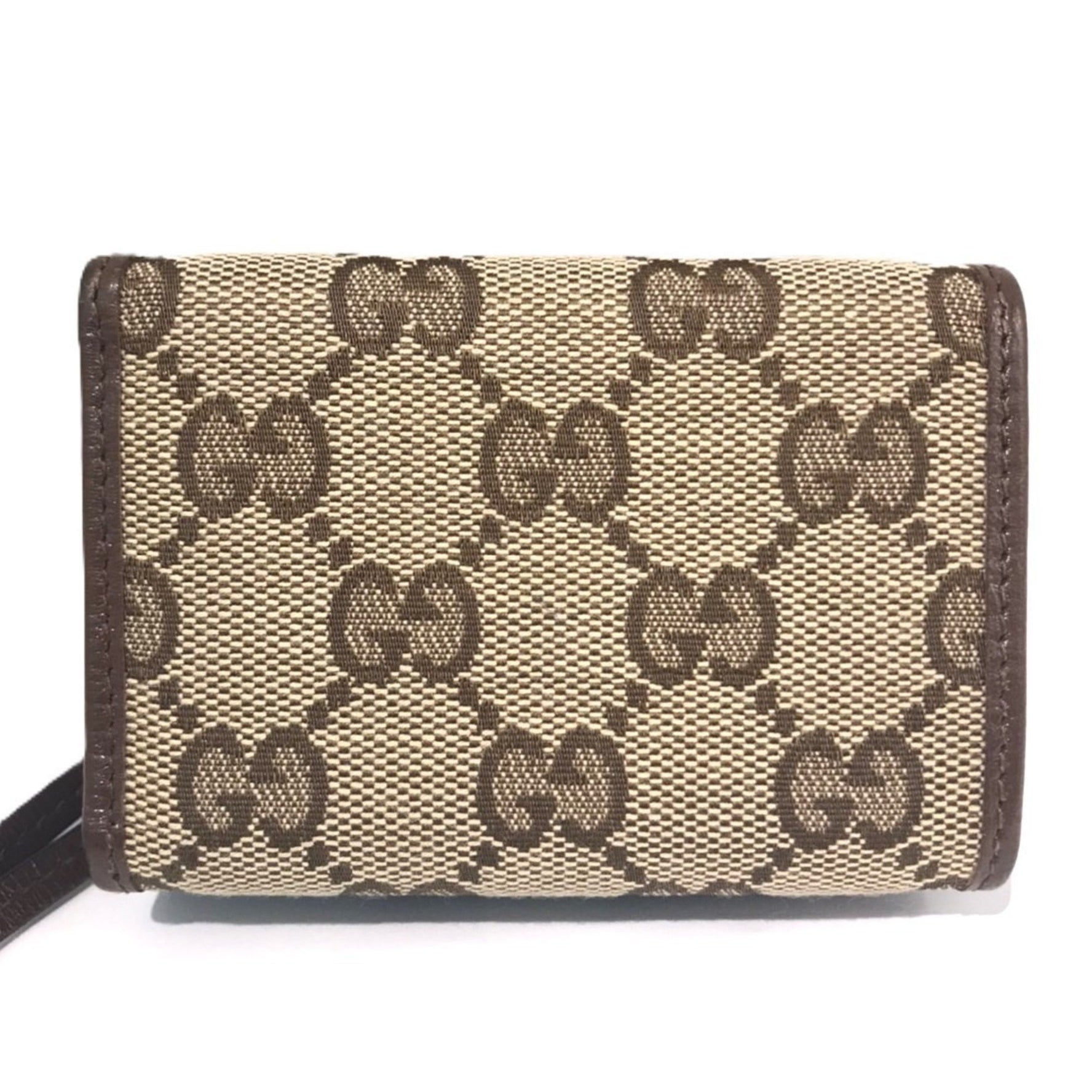 Gucci GG Neo Classic Compact Wallet Hacker Canvas x Leather Tri-fold BALENCIAGA
