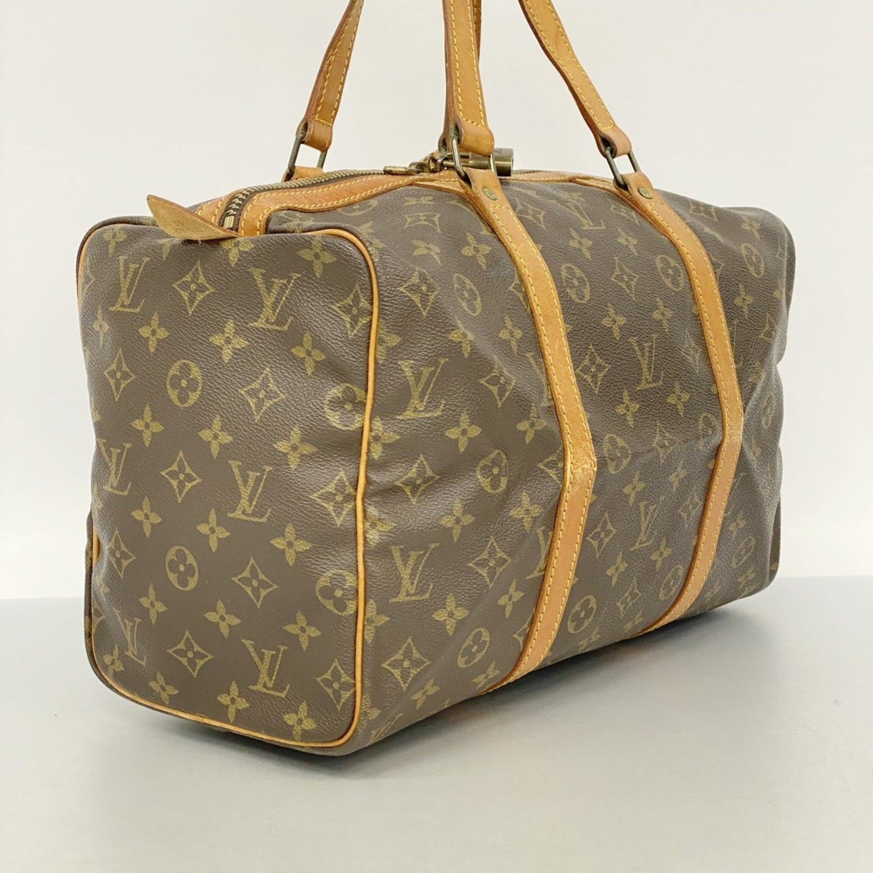 Louis Vuitton Monogram Sax Souple 35 Boston Bag Men's/Women's