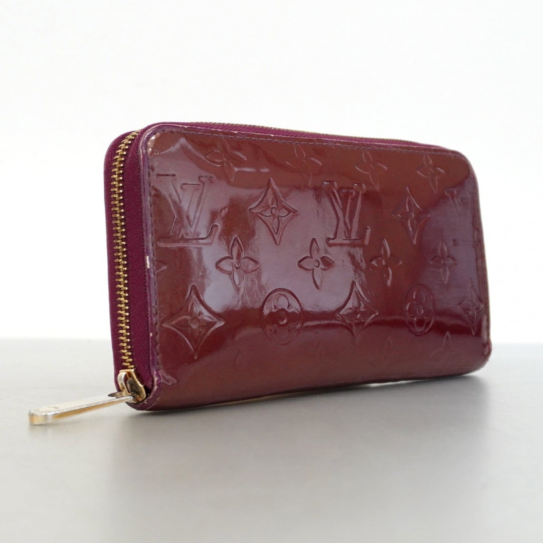Louis Vuitton Vernis Zippy Wallet Violette Long