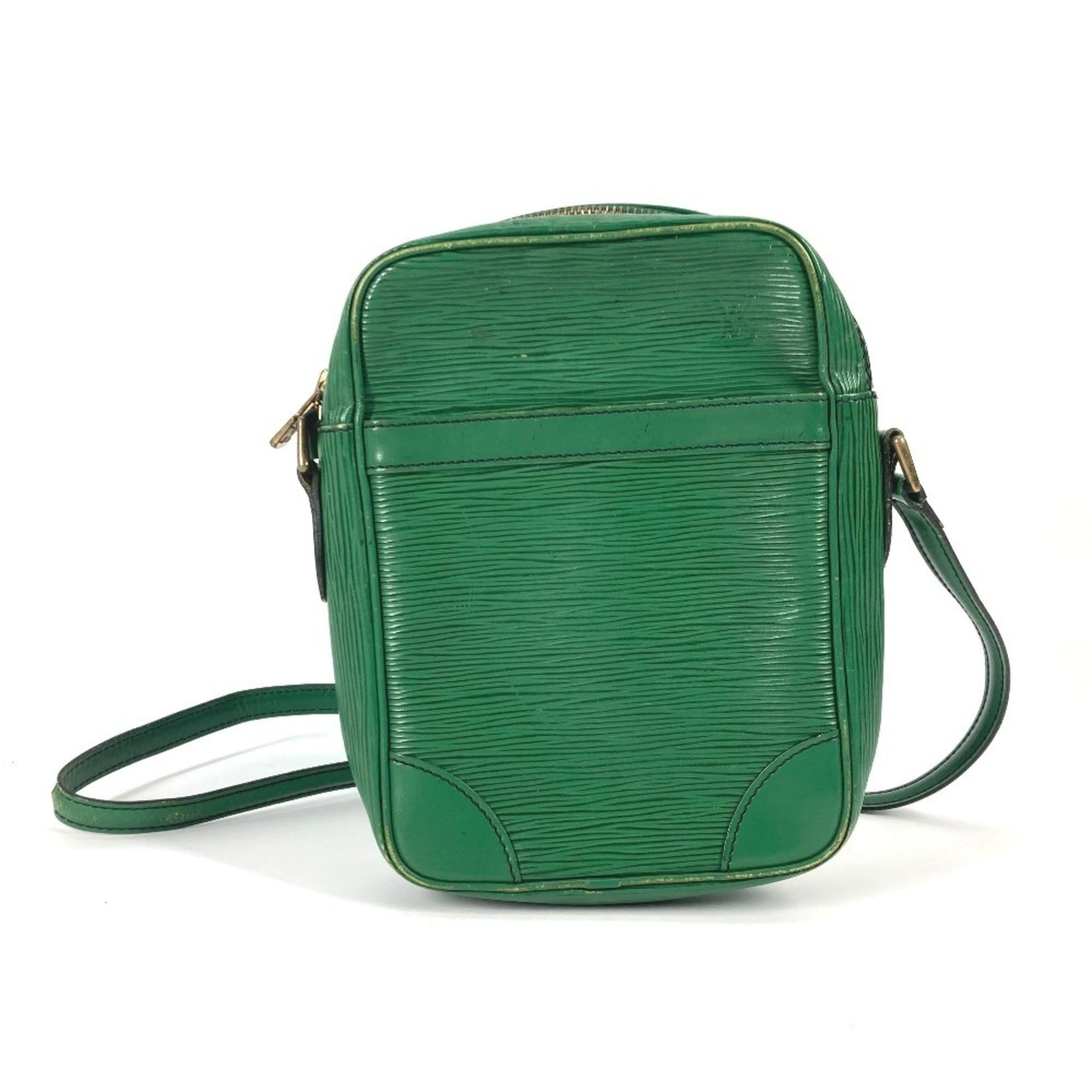 LOUIS VUITTON M45634 Epi Danube Pochette Shoulder Bag in Leather, Borneo Green, Women's