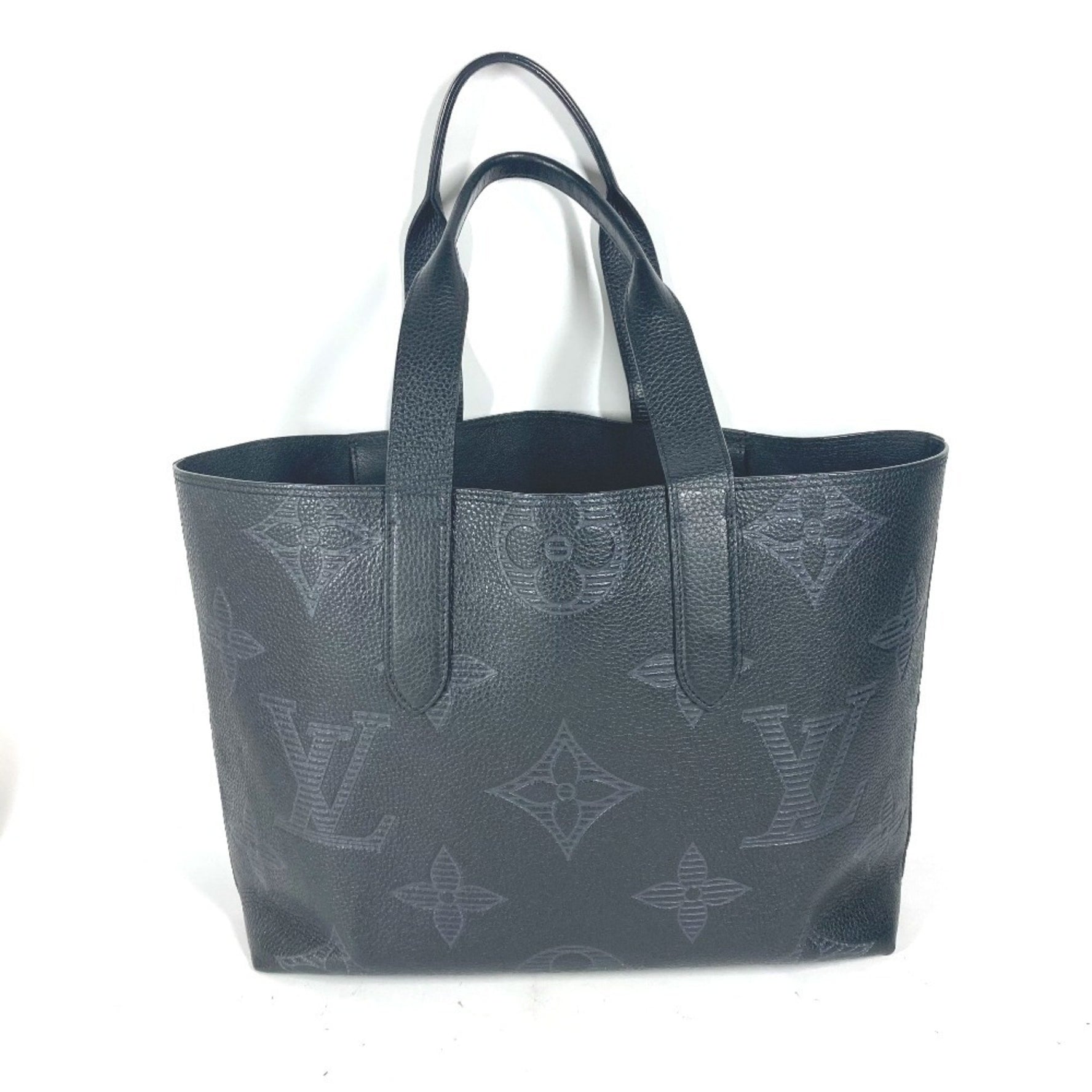 Louis Vuitton Monogram Giant Shadow Cabas Voyage NV Tote Bag Shoulder Leather